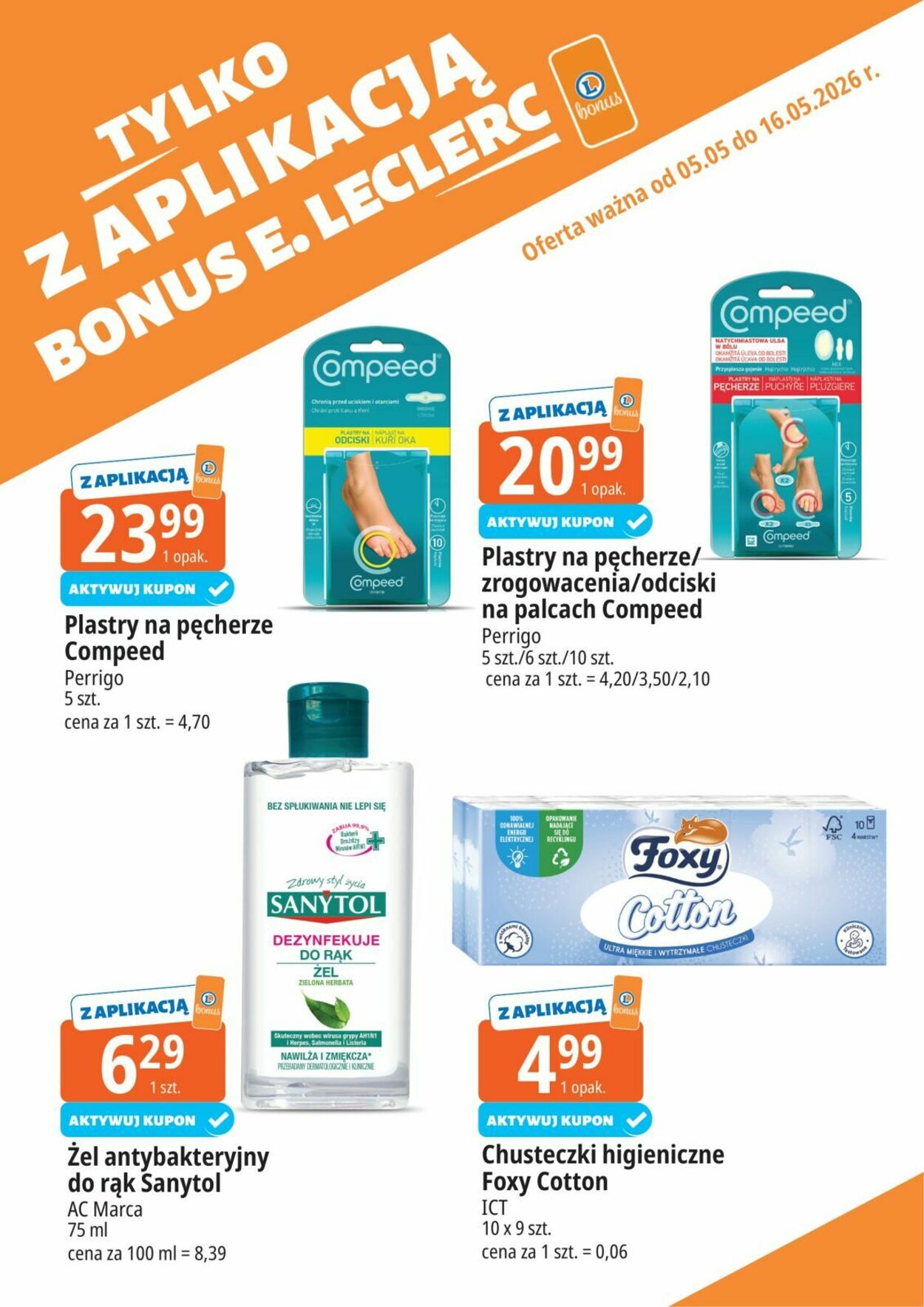 Gazetka E. Leclerc 01.05.2026 - 09.05.2026