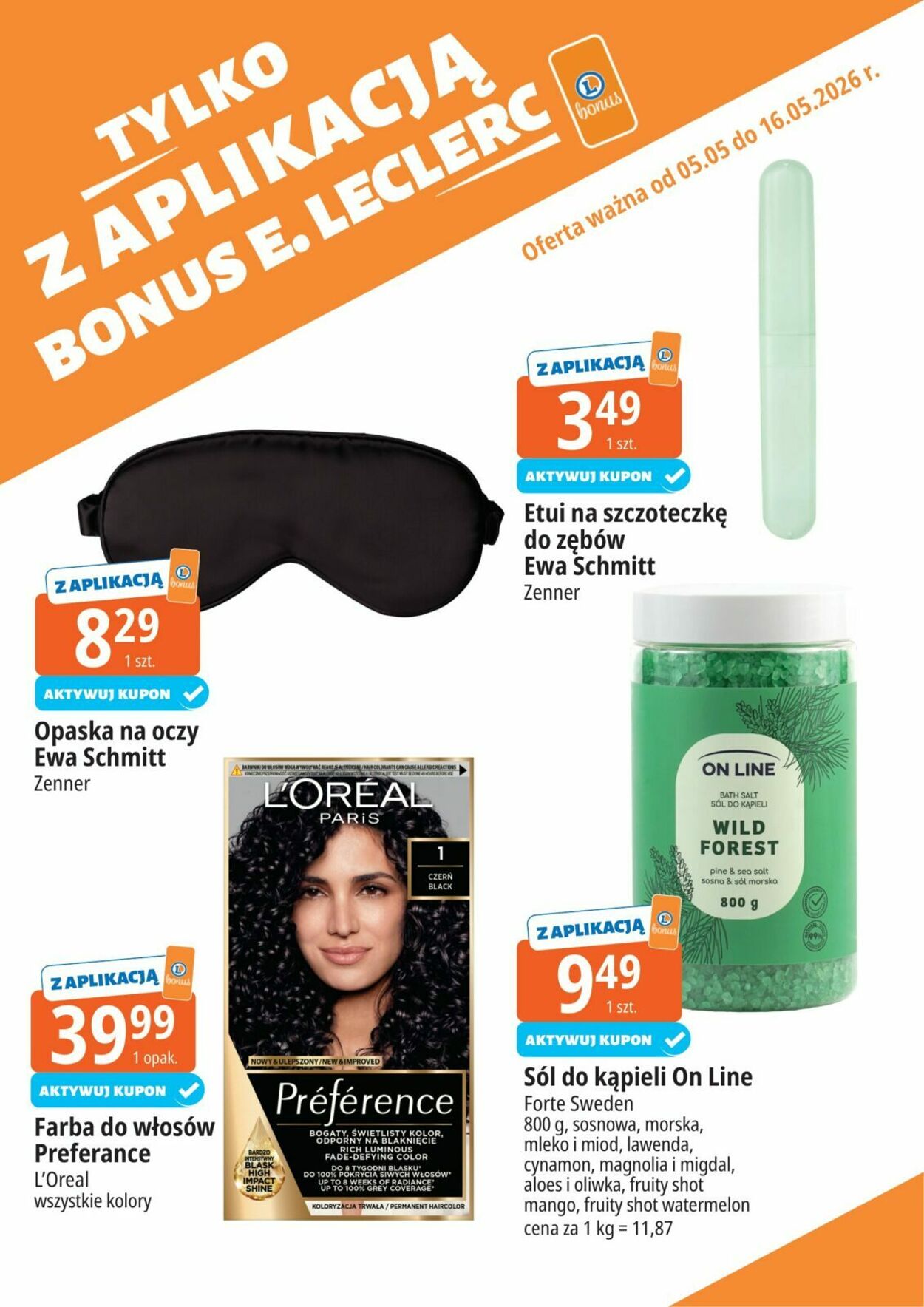 Gazetka E. Leclerc 01.05.2026 - 09.05.2026
