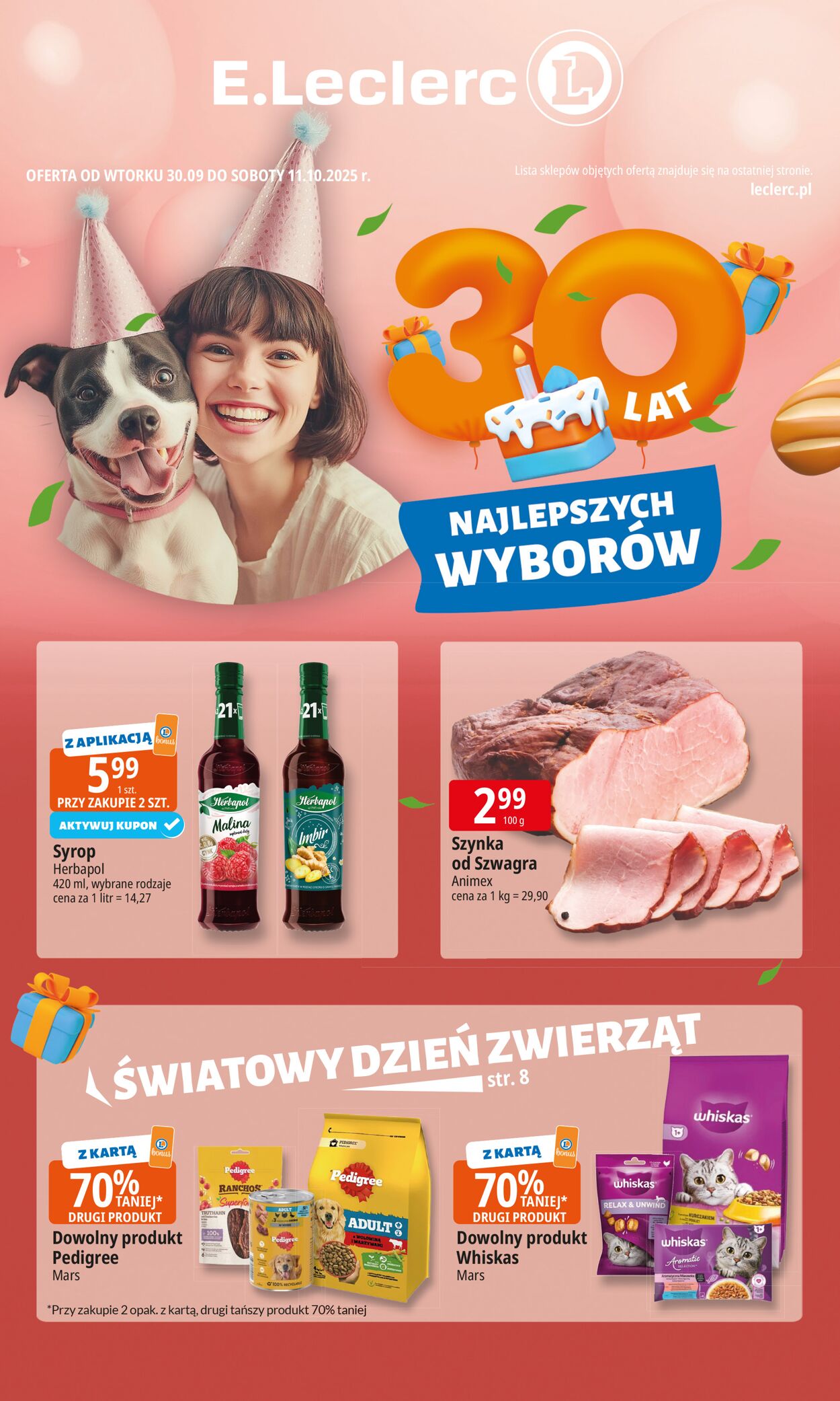 Gazetka E. Leclerc 30.09.2025 - 11.10.2025
