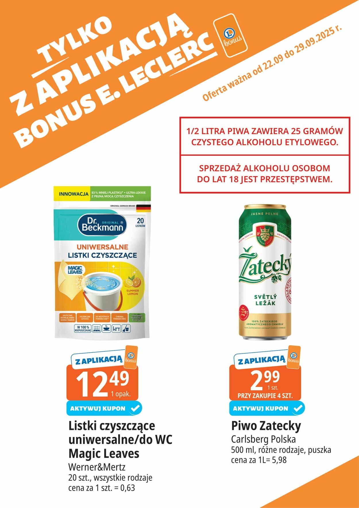 Gazetka E. Leclerc 30.09.2025 - 11.10.2025