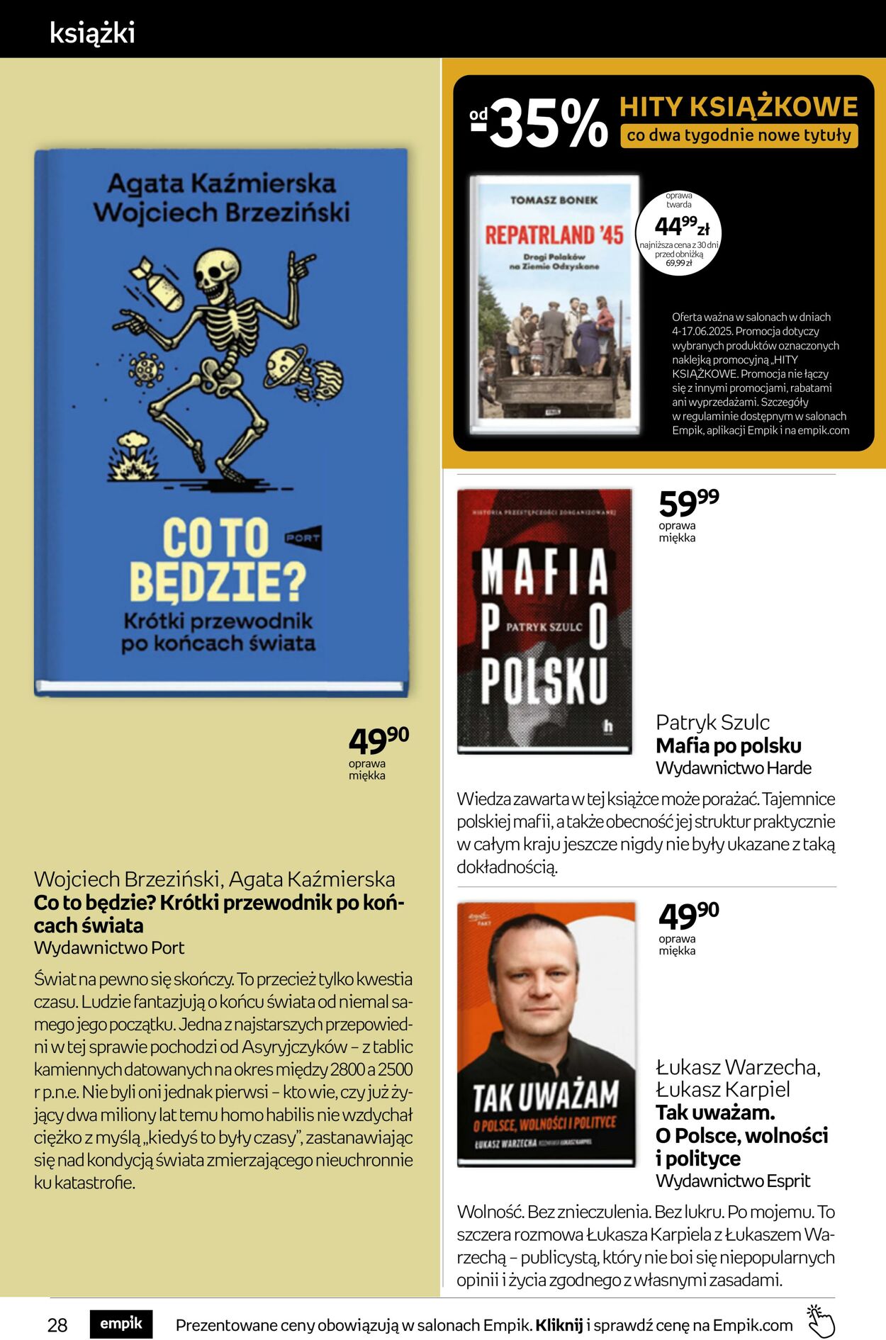 Gazetka Empik 04.06.2025 - 17.06.2025