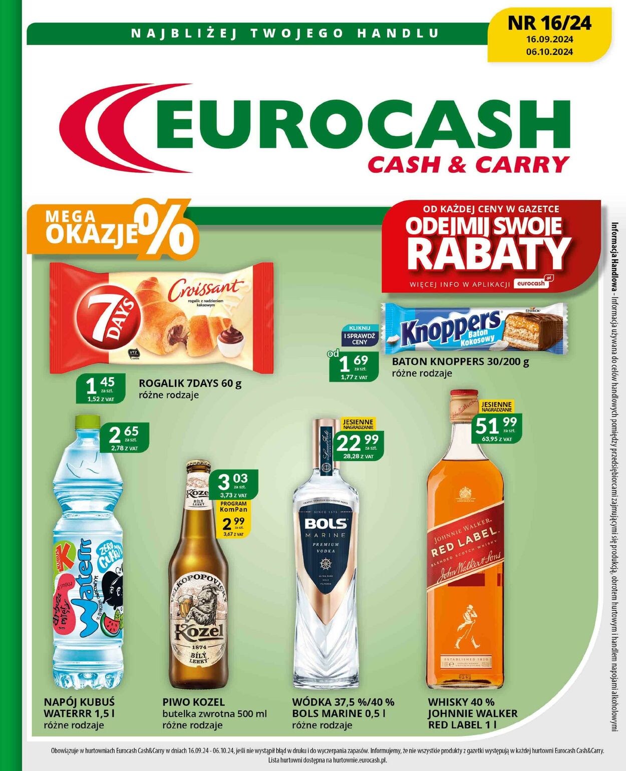 Gazetka Eurocash 16.09.2024 - 06.10.2024