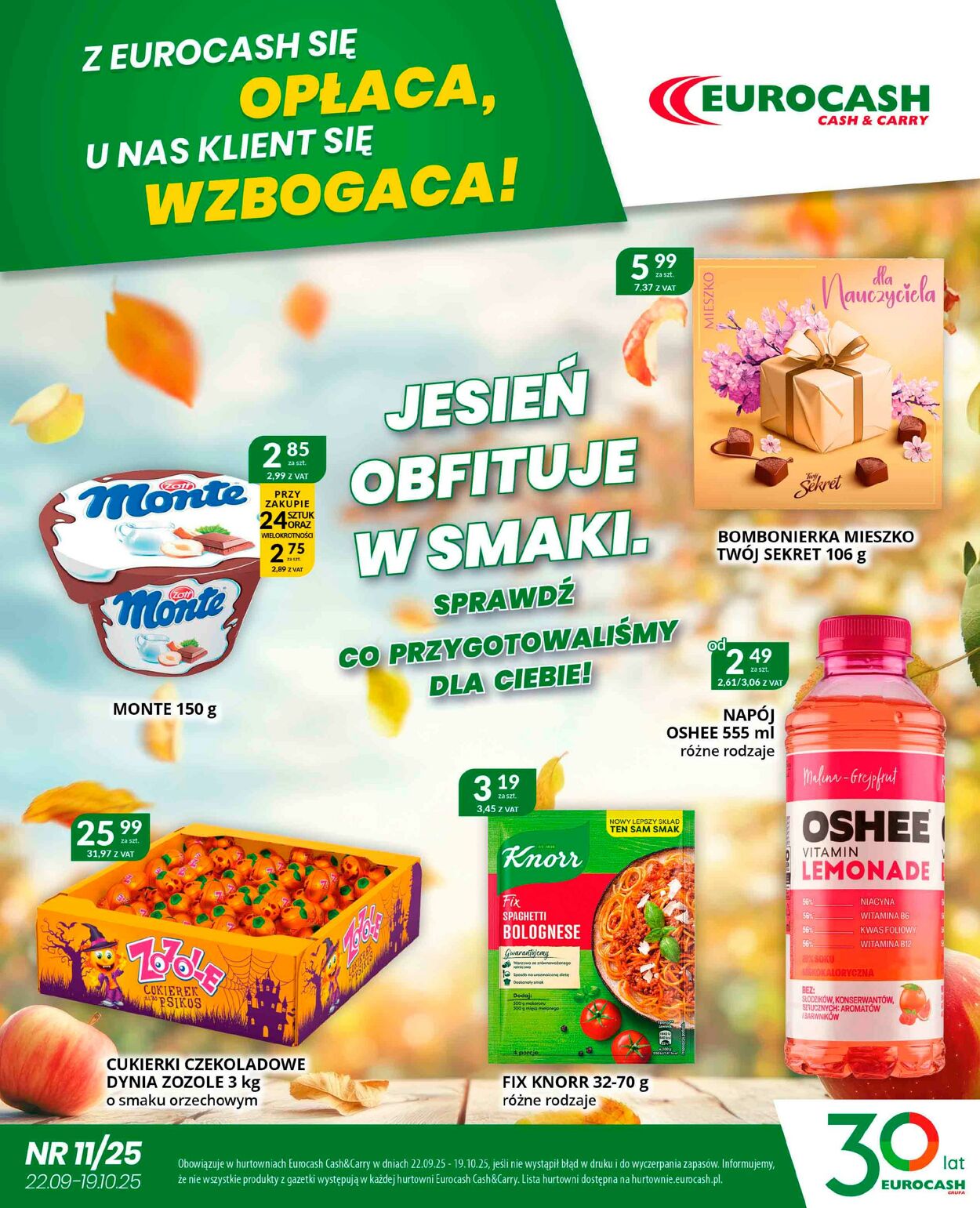Gazetka Eurocash 22.09.2025 - 19.10.2025