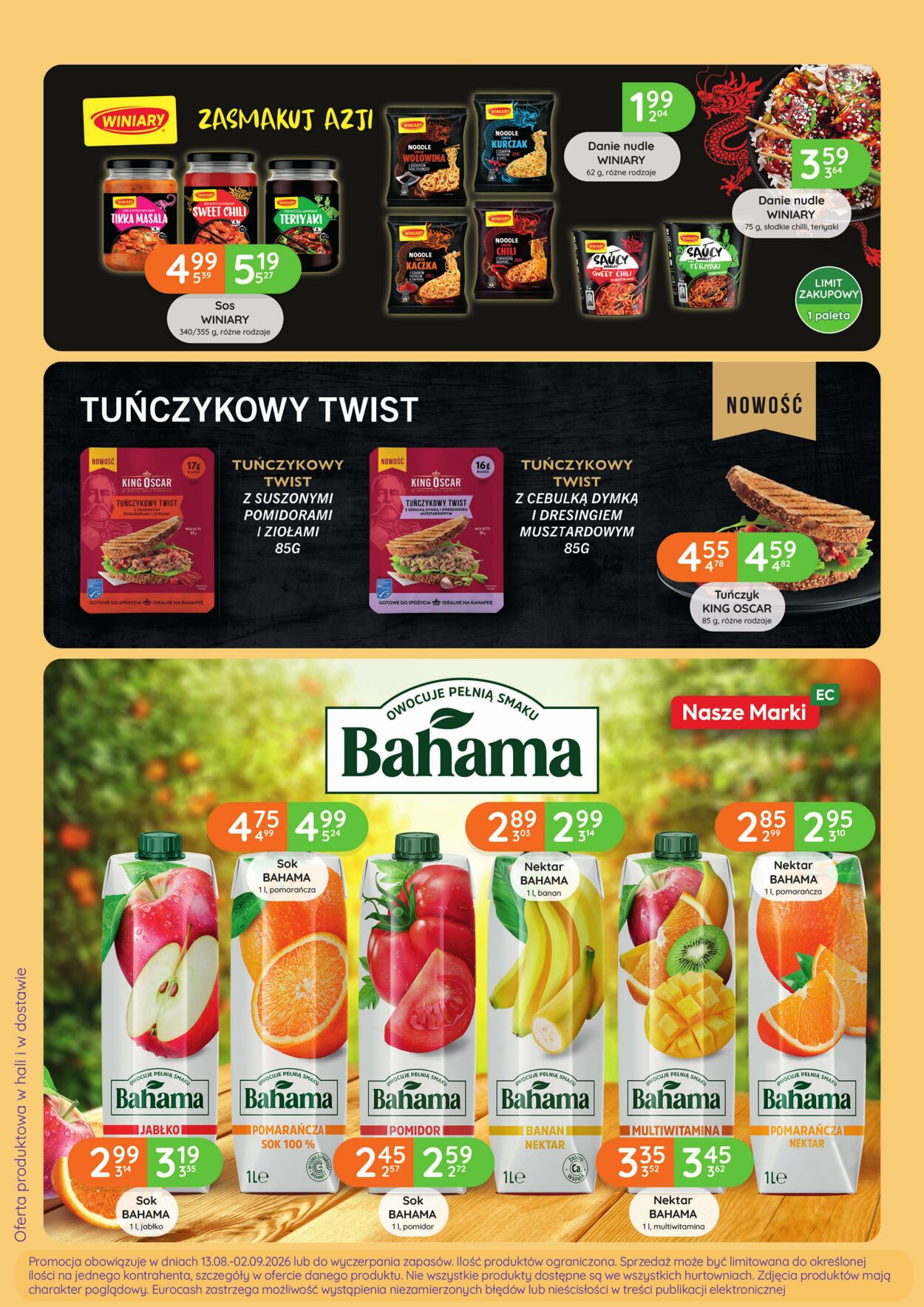 Gazetka Eurocash 13.08.2026 - 02.09.2026