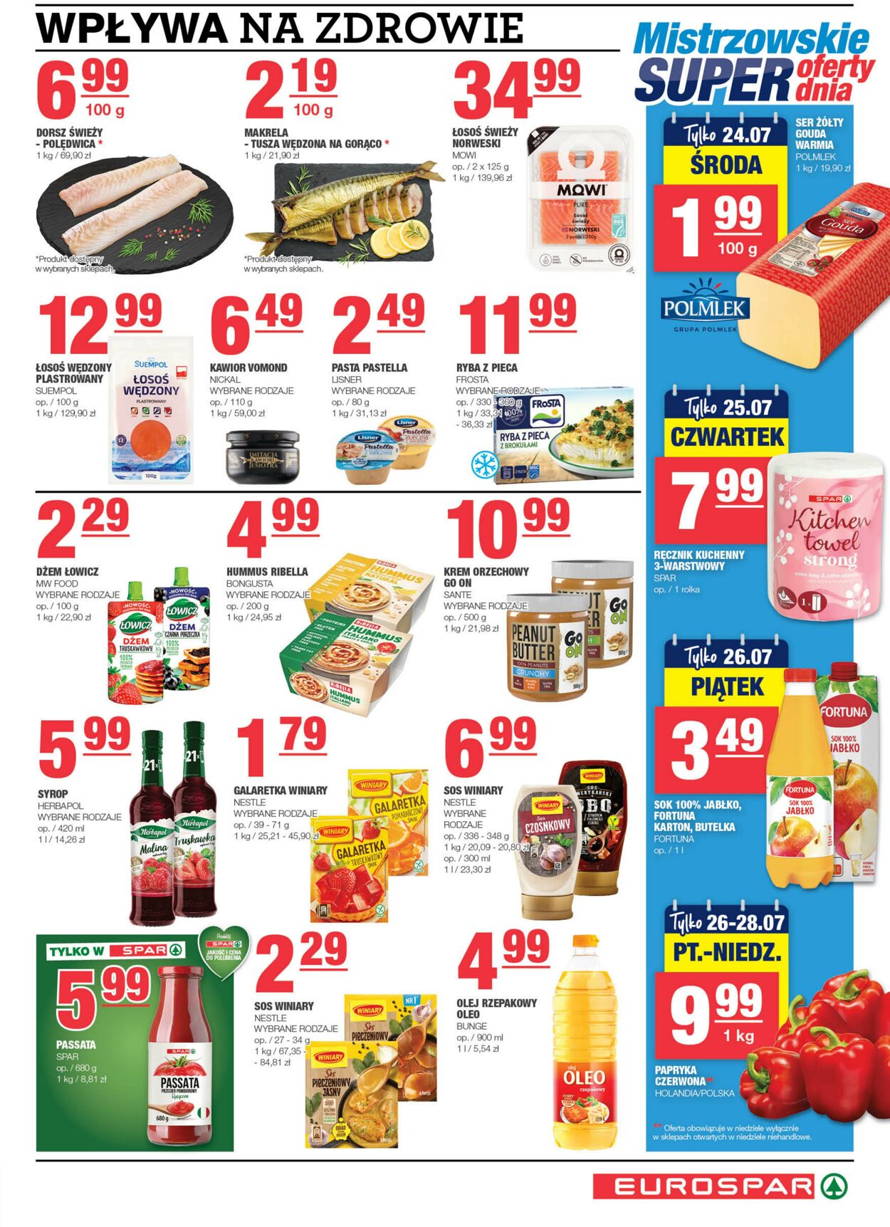 Gazetka Eurospar 17.07.2024 - 28.07.2024