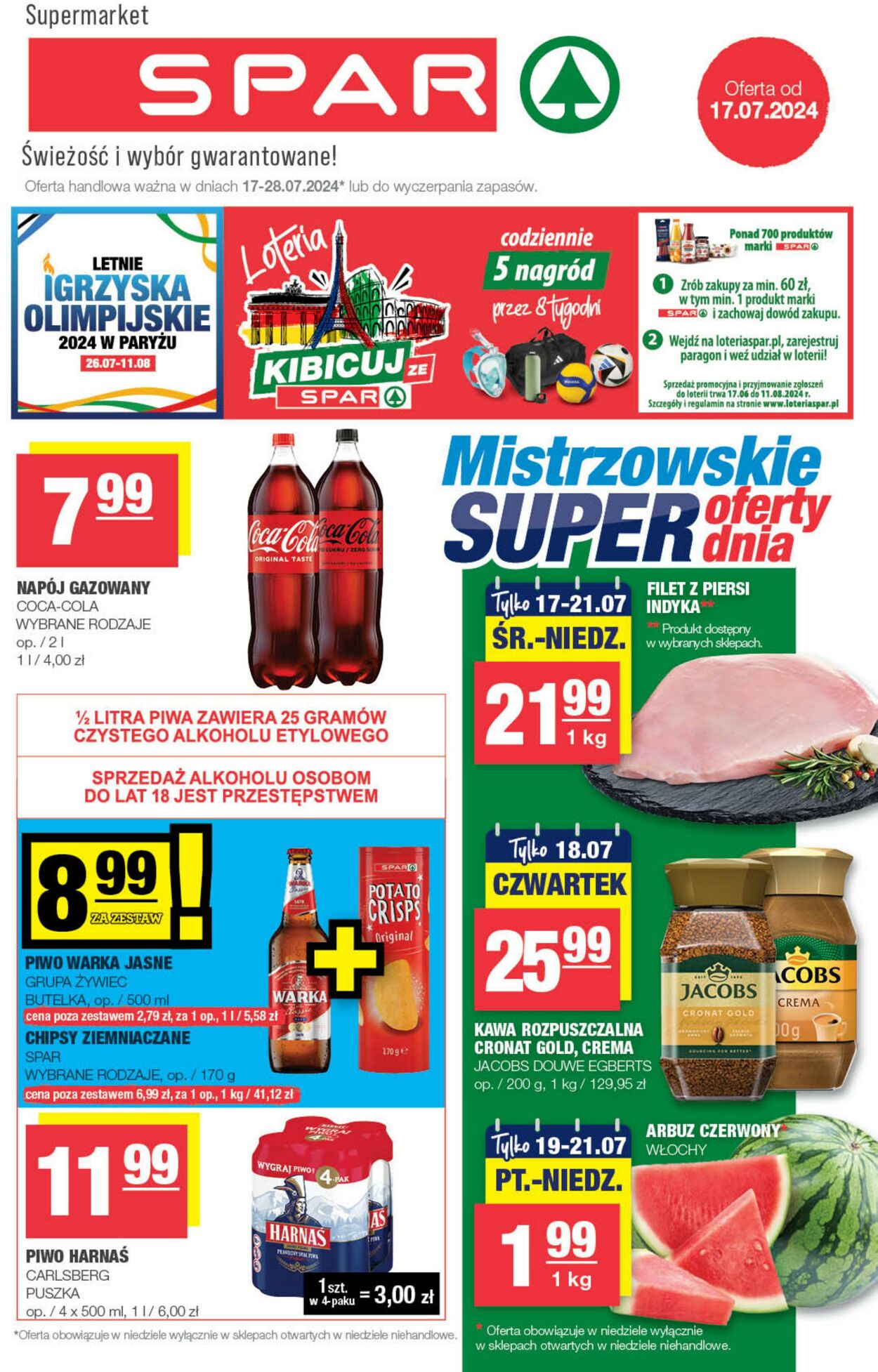 Gazetka Eurospar 17.07.2024 - 28.07.2024