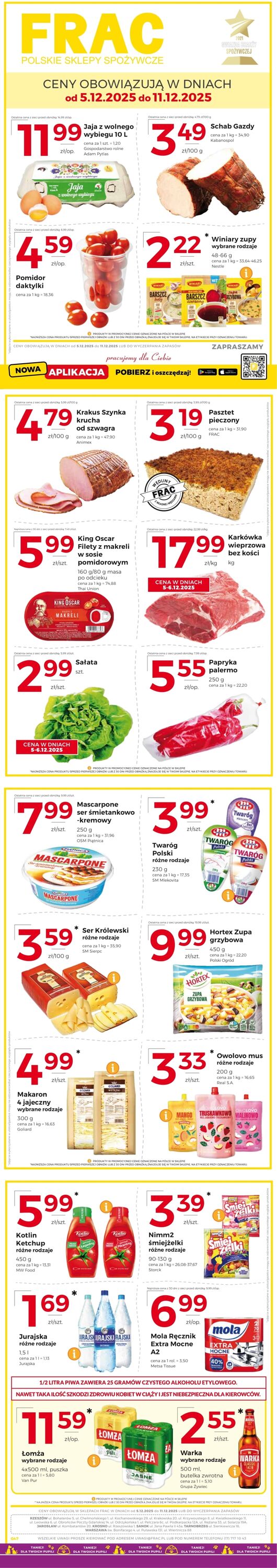 Gazetka Frac 05.12.2025 - 11.12.2025