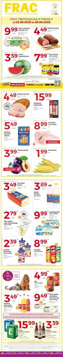 Gazetka Frac 22.08.2025 - 28.08.2025