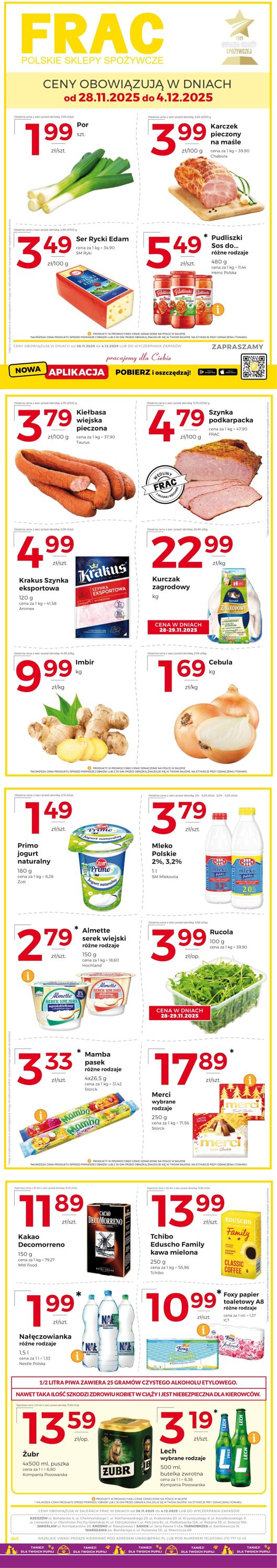 Gazetka Frac 28.11.2025 - 04.12.2025