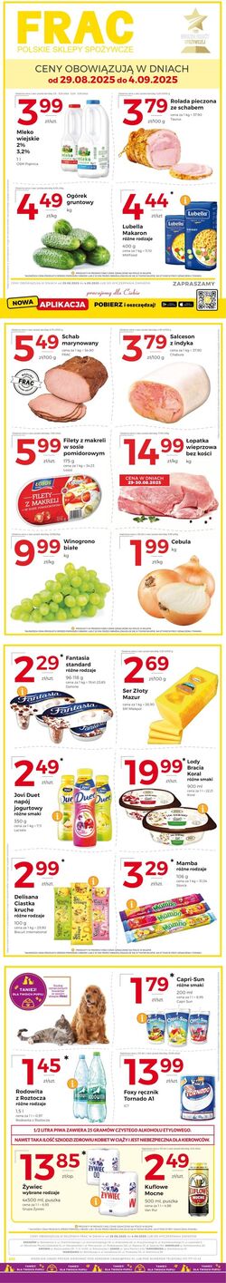 Gazetka Frac 29.08.2025 - 03.09.2025