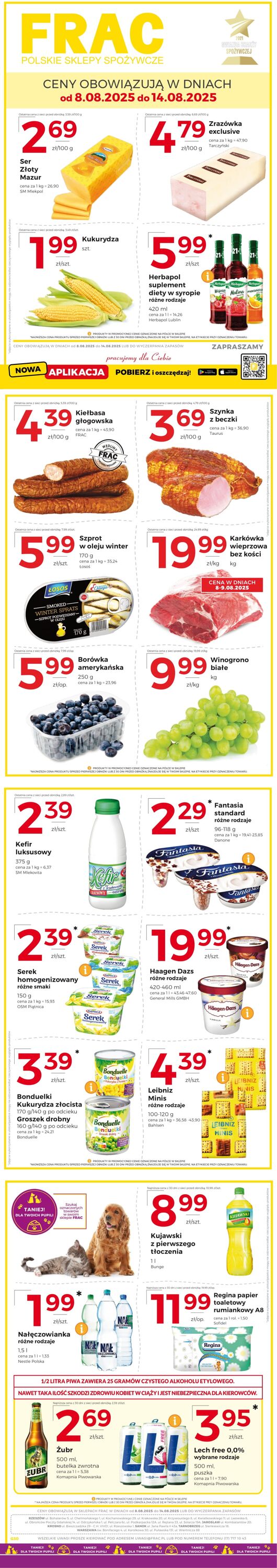 Gazetka Frac 08.08.2025 - 14.08.2025