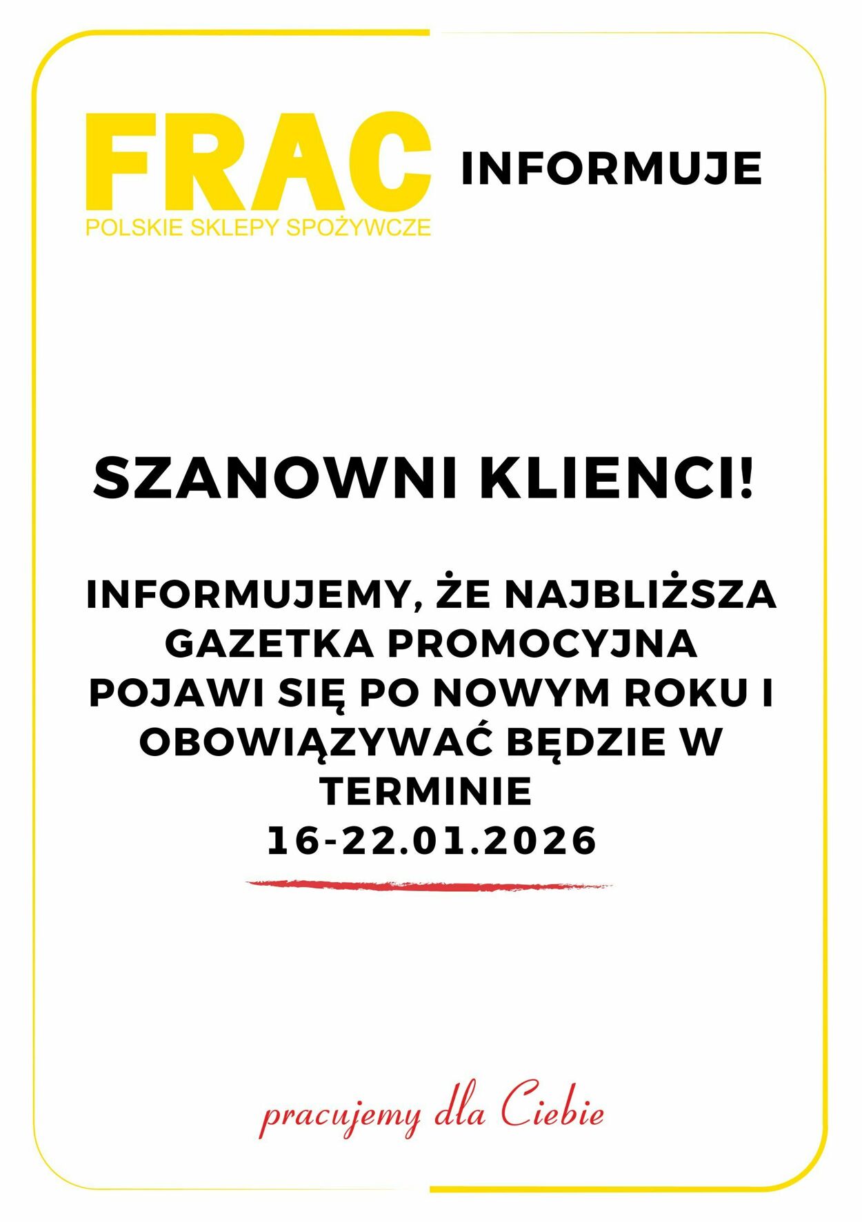 Gazetka Frac 26.12.2025 - 31.12.2025