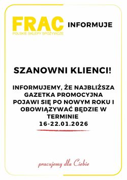 Gazetka Frac 28.11.2025 - 04.12.2025