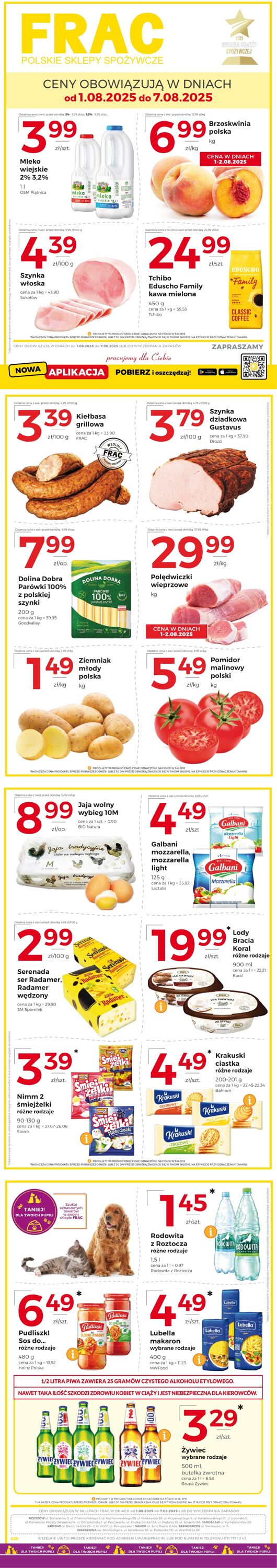 Gazetka Frac 01.08.2025 - 07.08.2025