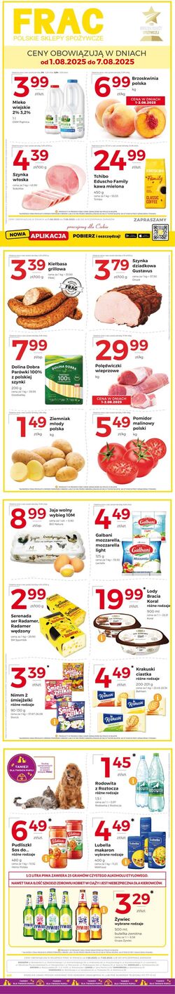 Gazetka Frac 01.08.2025 - 07.08.2025