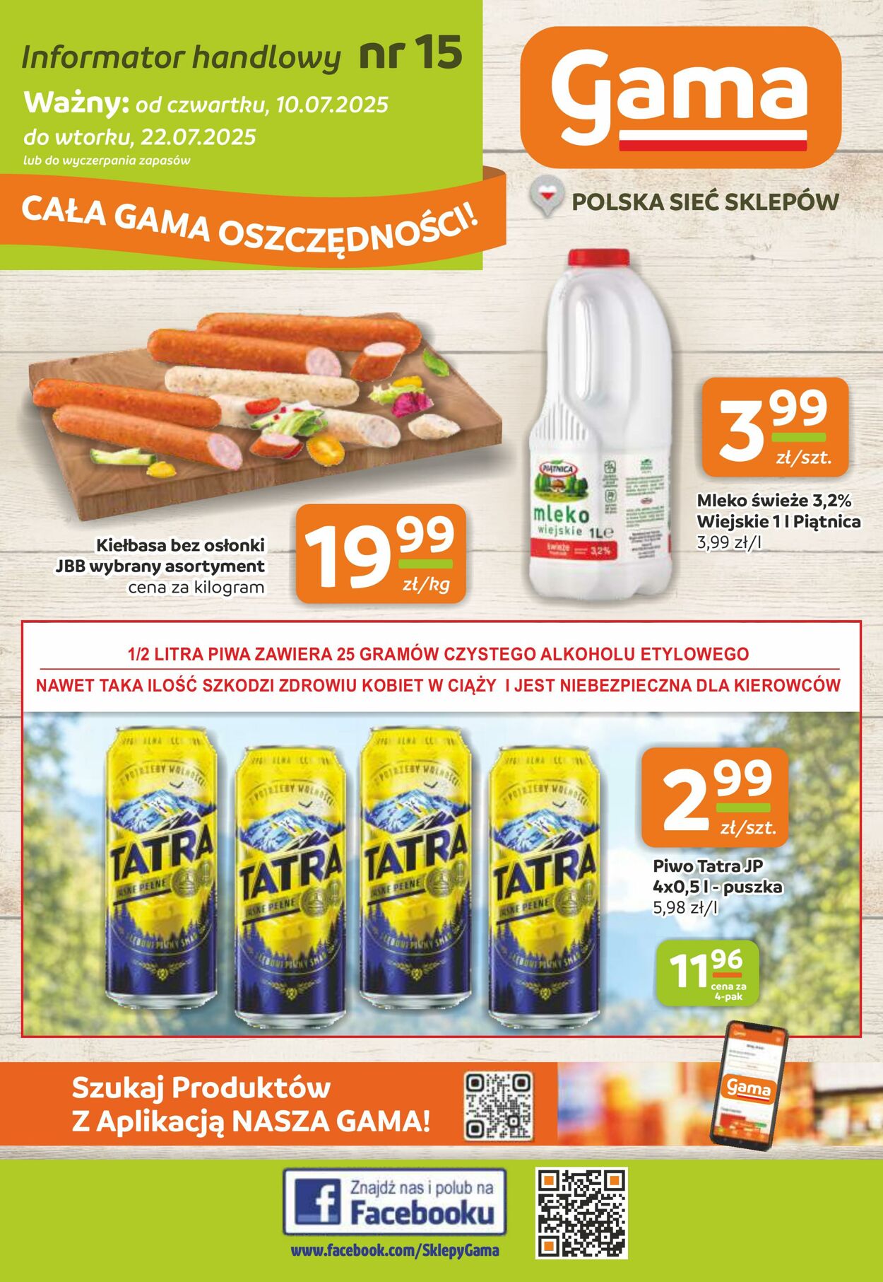 Gazetka Gama 10.07.2025 - 22.07.2025