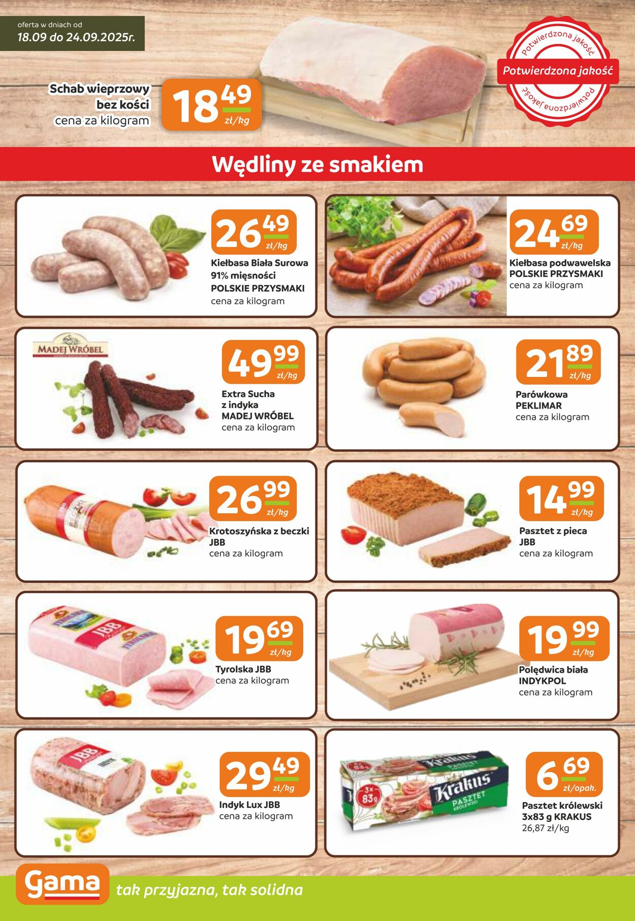 Gazetka Gama 18.09.2025 - 30.09.2025