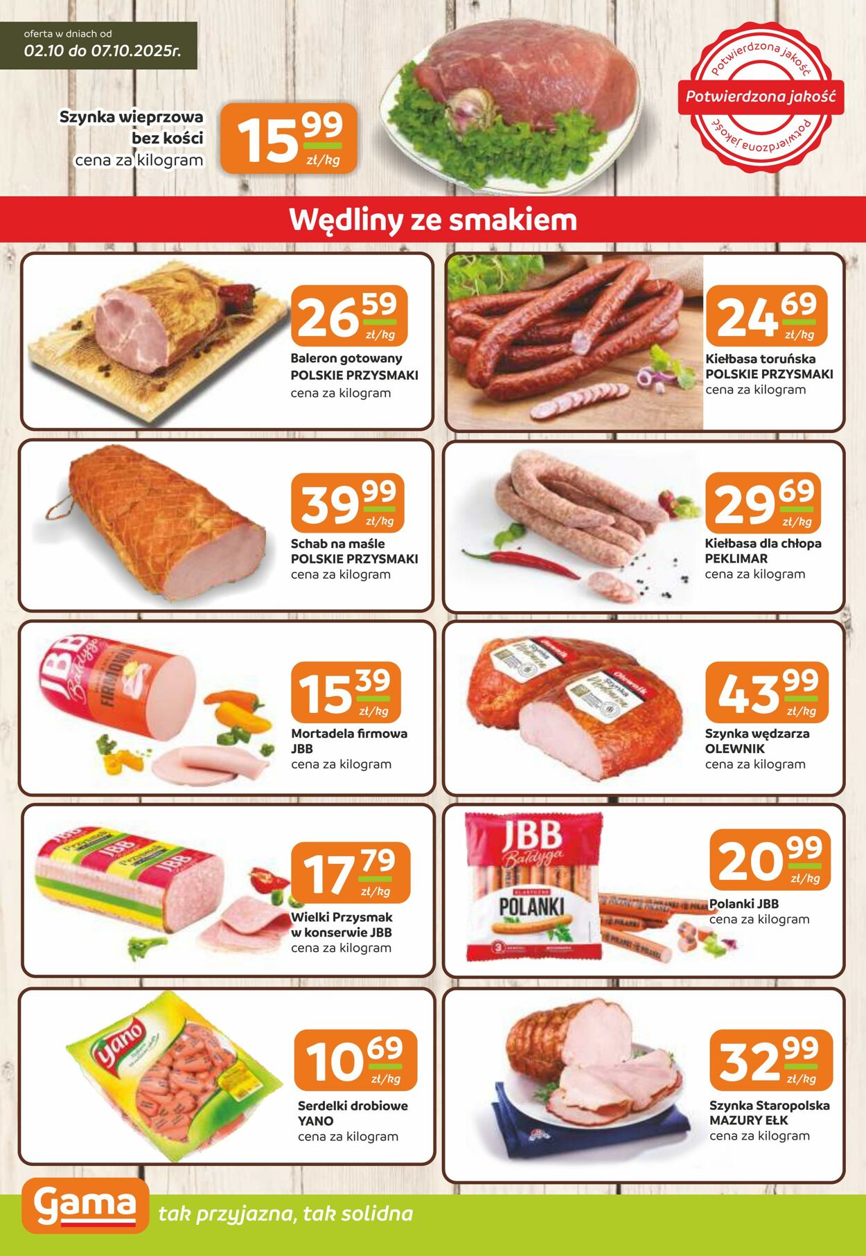 Gazetka Gama 02.10.2025 - 14.10.2025
