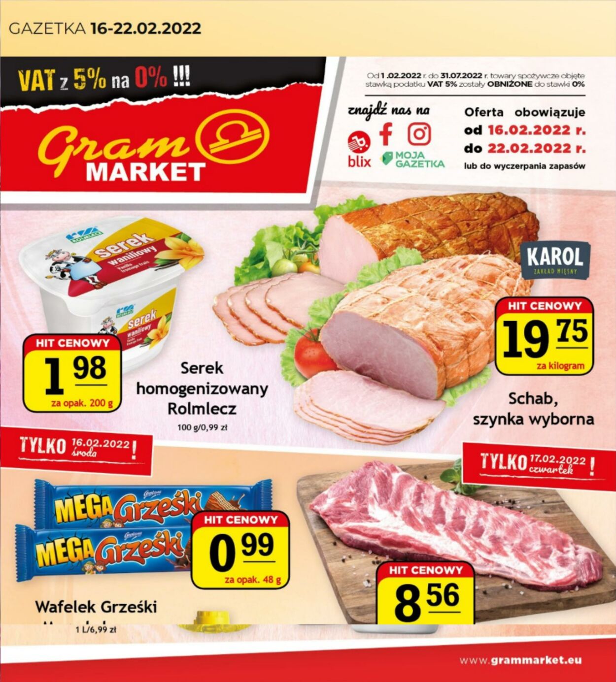 Gazetka Gram Market 16.02.2022 - 22.02.2022