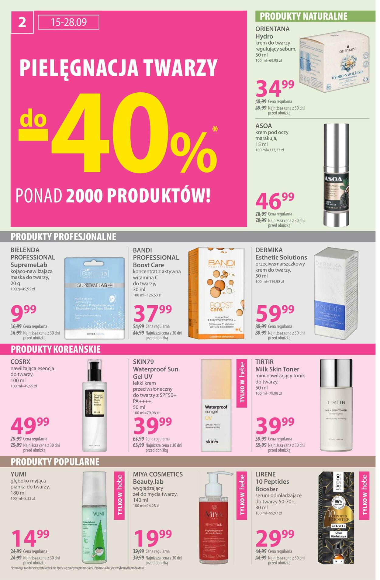 Gazetka Hebe 22.09.2025 - 07.10.2025