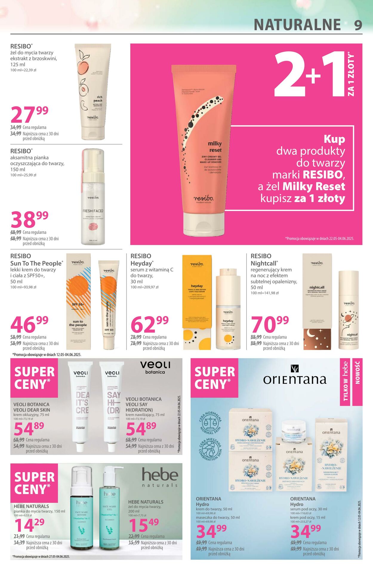 Gazetka Hebe 22.05.2025 - 04.06.2025