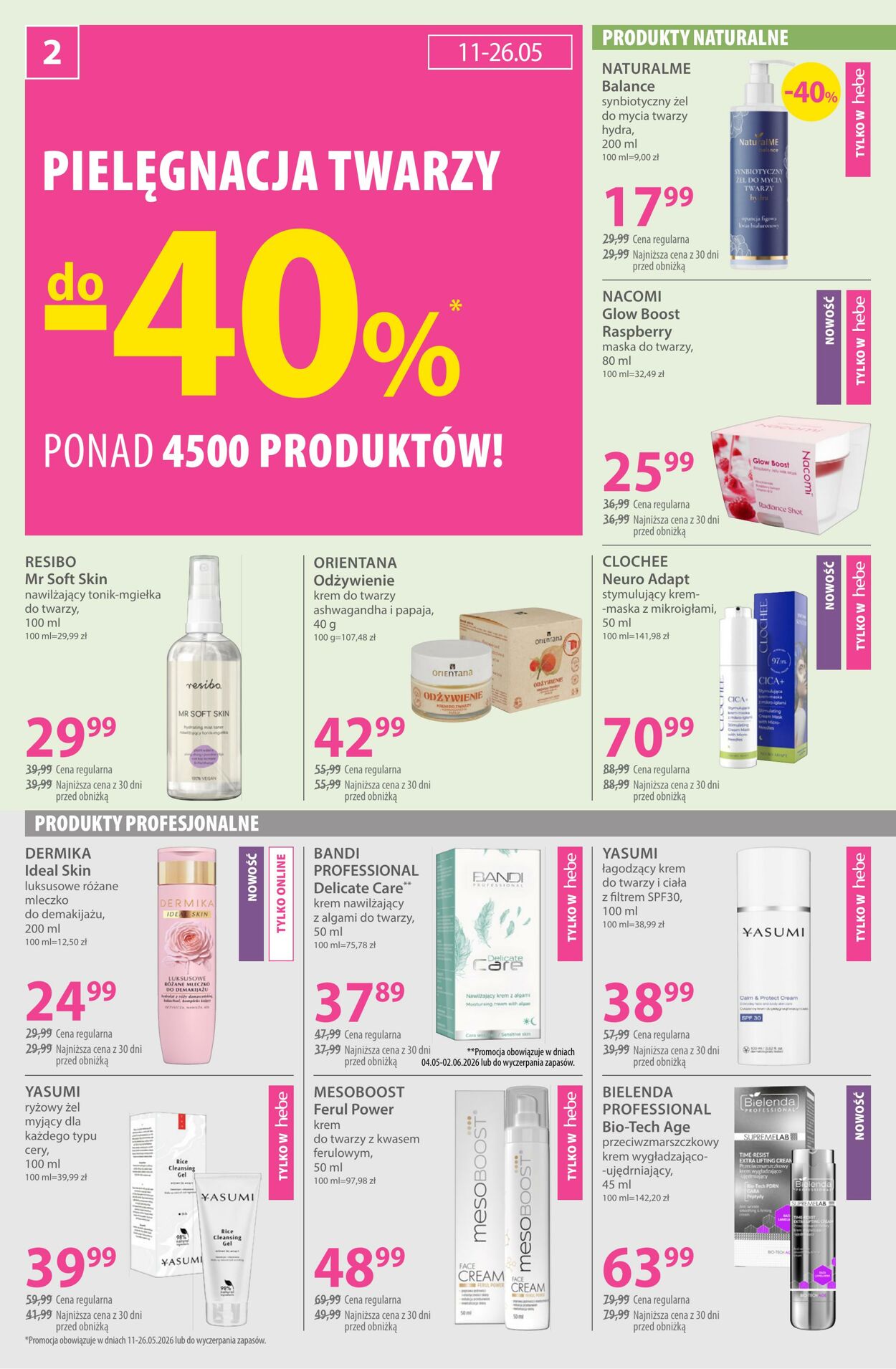 Gazetka Hebe 27.05.2026 - 04.06.2026