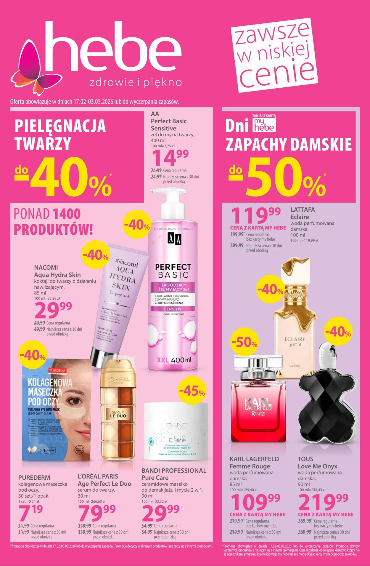 Gazetka Hebe 25.02.2026 - 05.03.2026