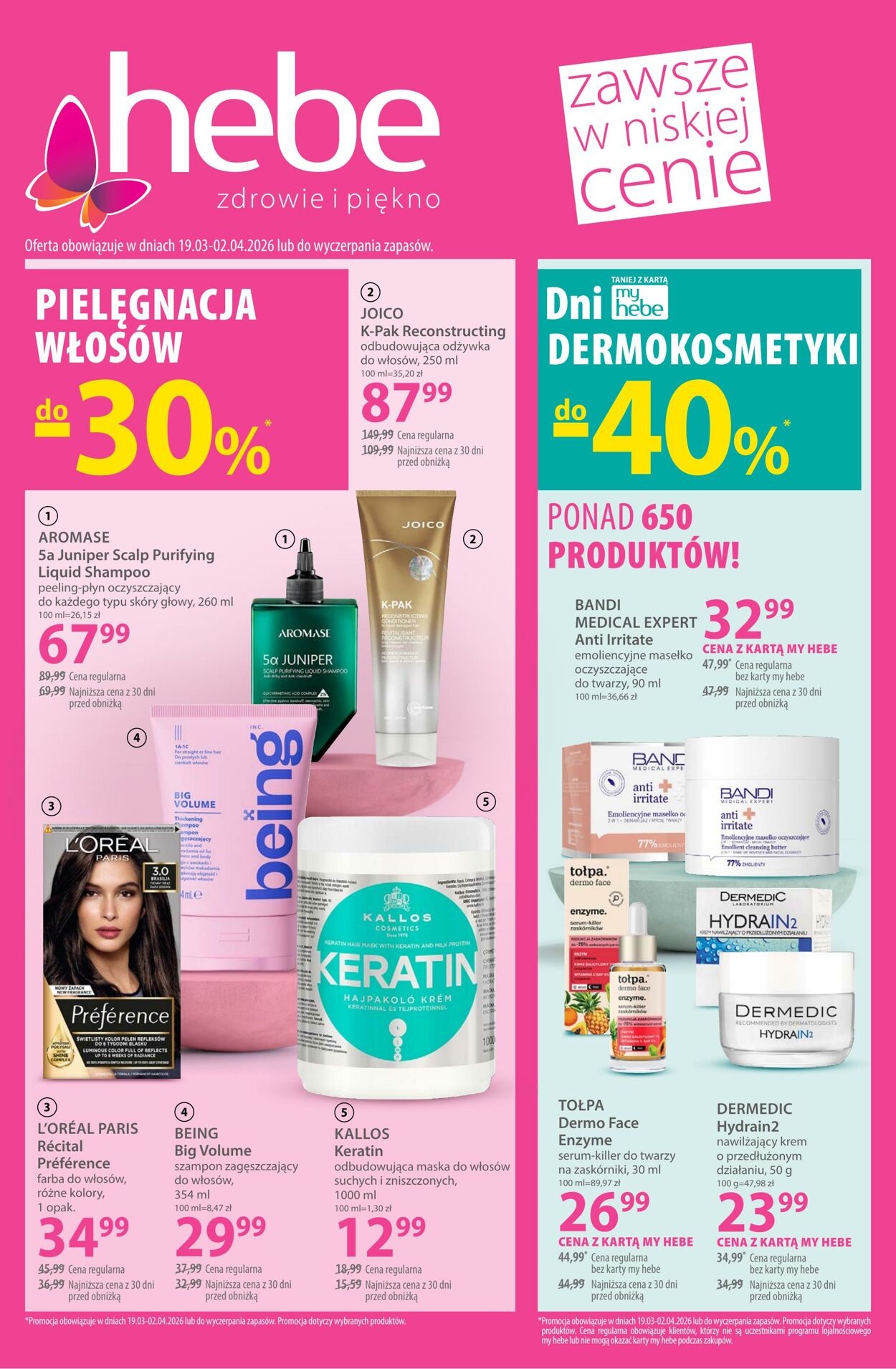 Gazetka Hebe 19.03.2026 - 27.03.2026