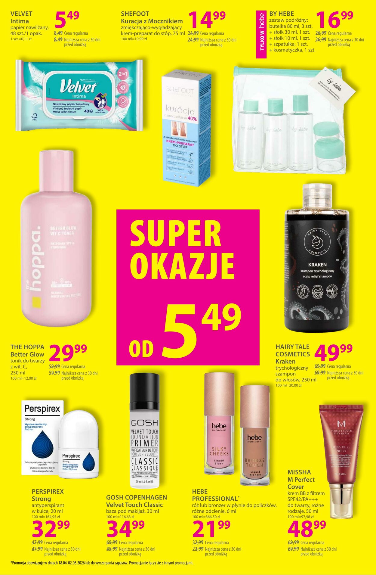 Gazetka Hebe 22.04.2026 - 30.04.2026