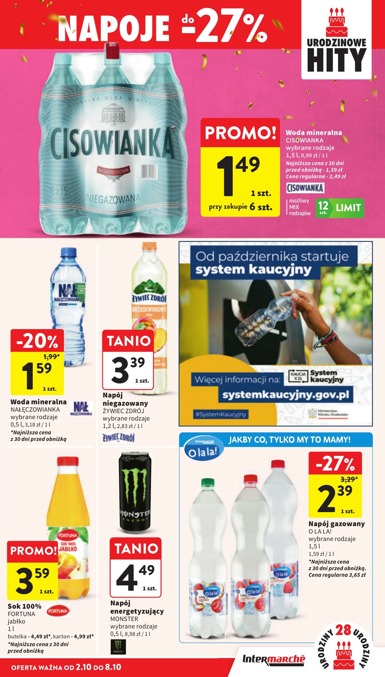Gazetka Intermarché 02.10.2025 - 08.10.2025