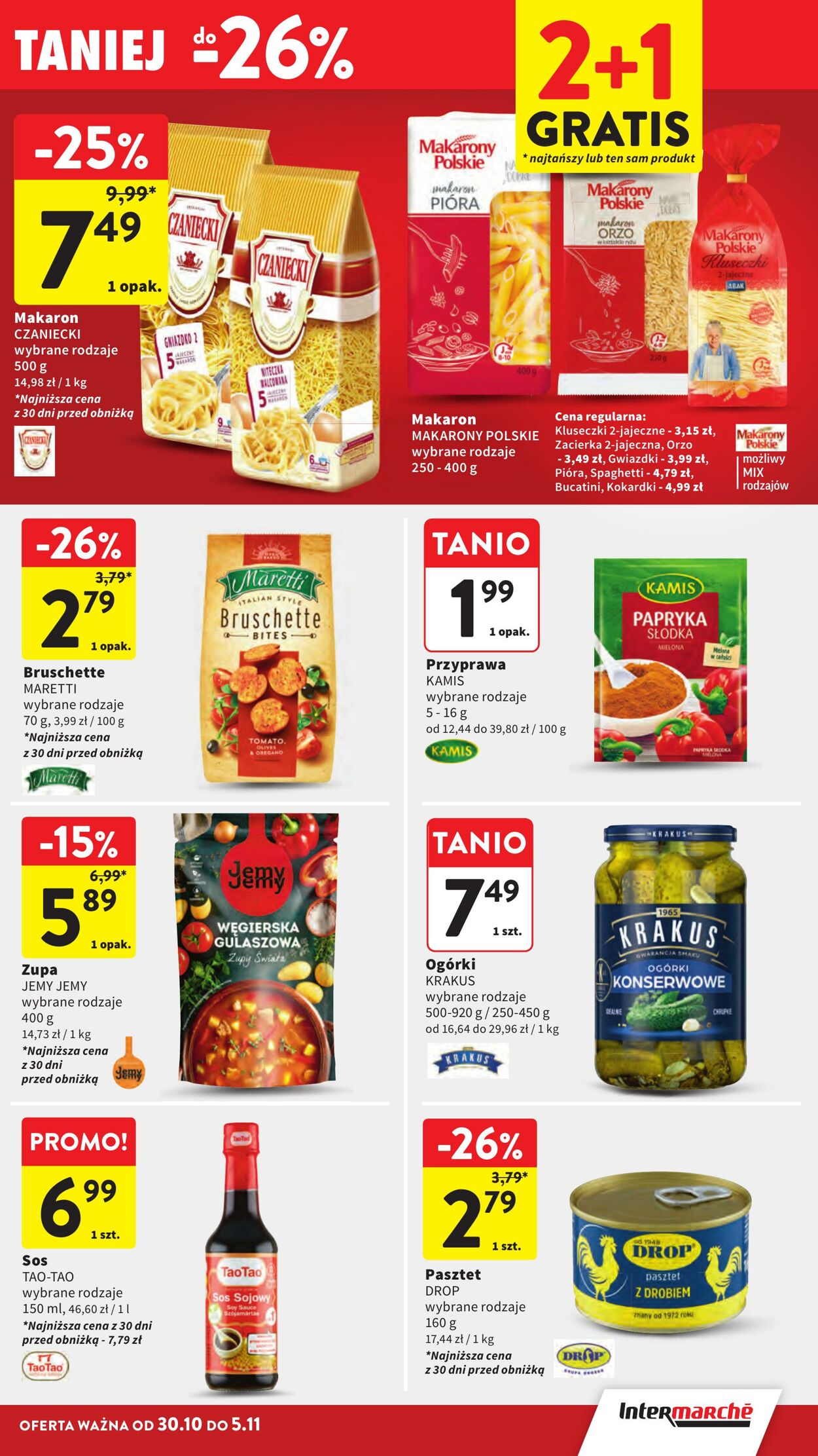 Gazetka Intermarché 30.10.2025 - 05.11.2025