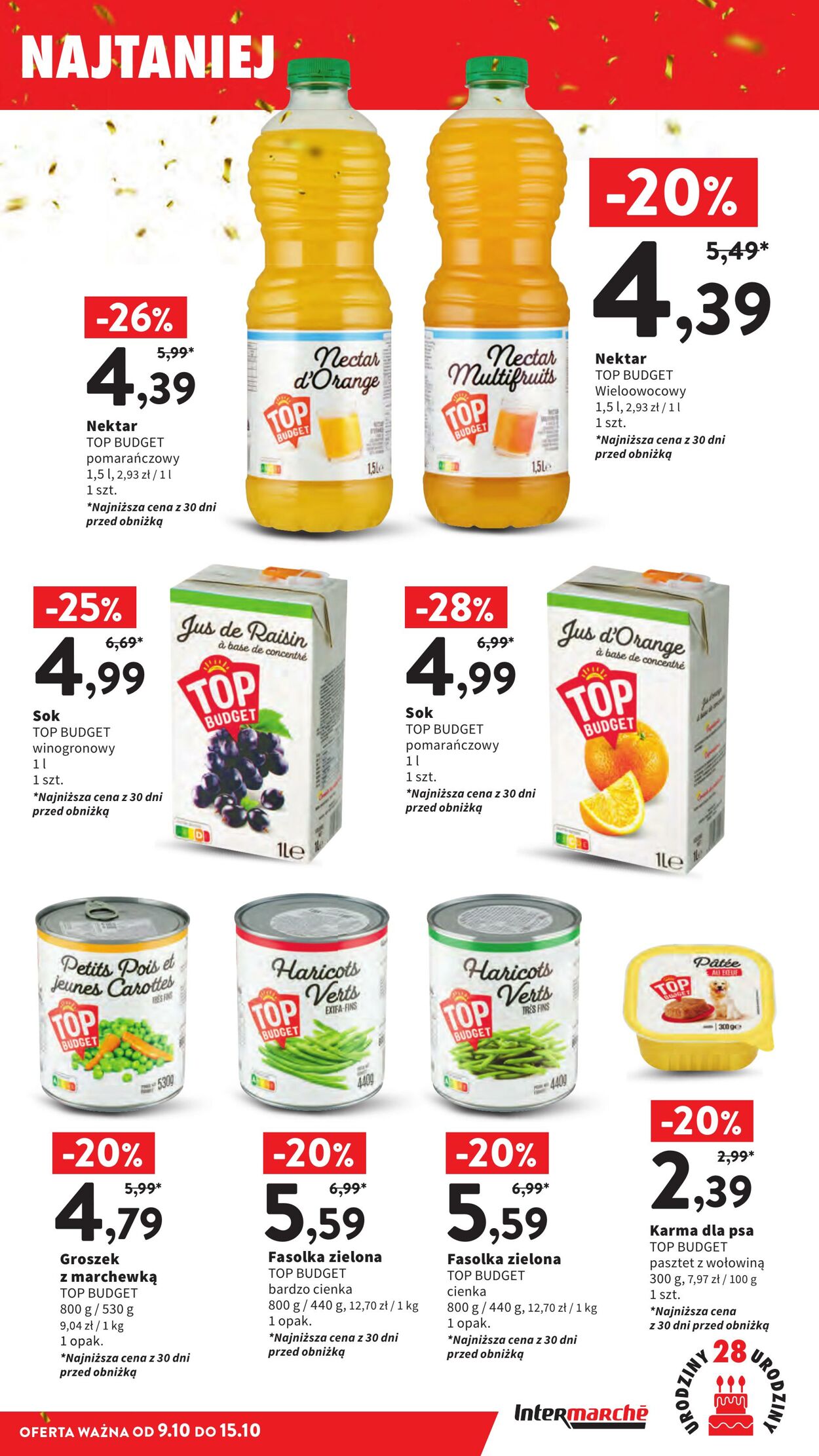 Gazetka Intermarché 09.10.2025 - 15.10.2025