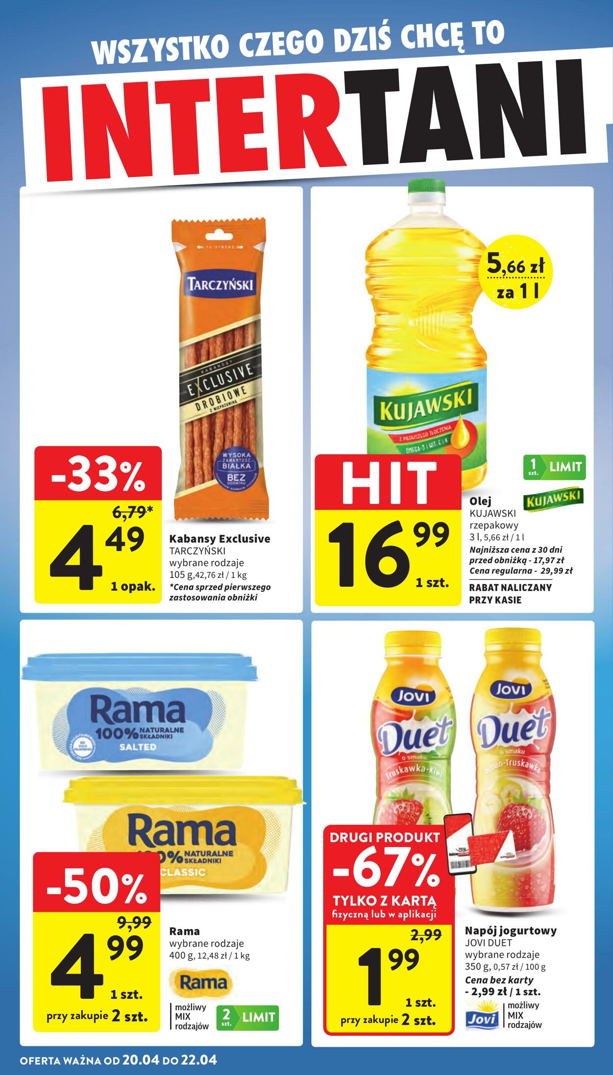 Gazetka Intermarché 16.04.2026 - 22.04.2026