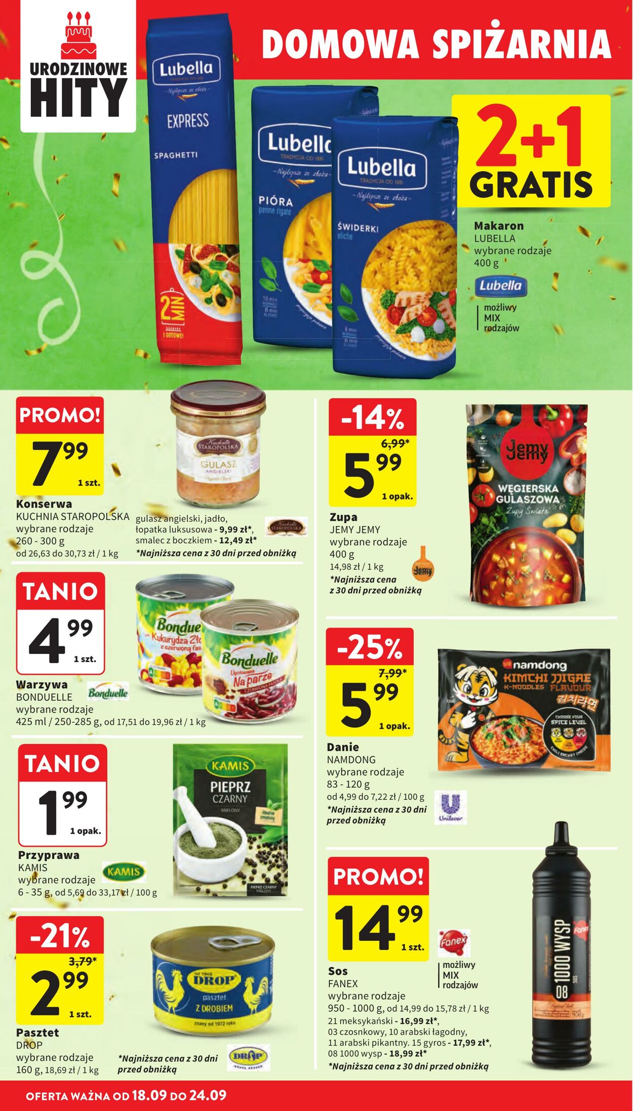 Gazetka Intermarché 18.09.2025 - 24.09.2025