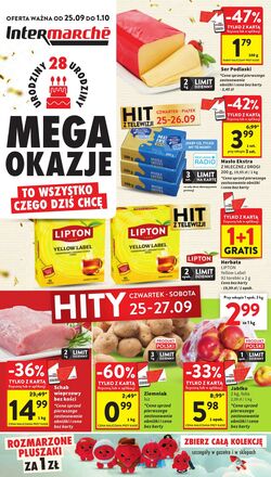 Gazetka Intermarché 25.09.2025 - 01.10.2025