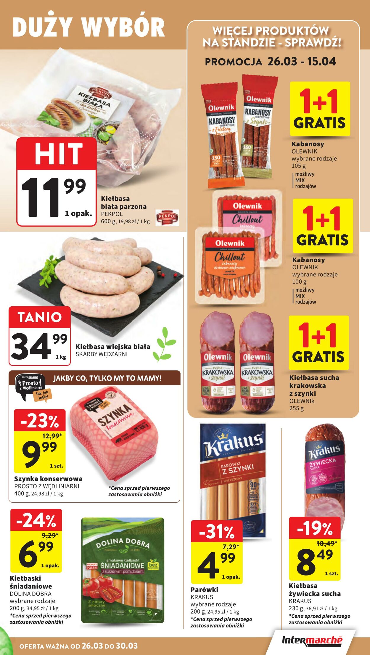 Gazetka Intermarché 26.03.2026 - 30.03.2026