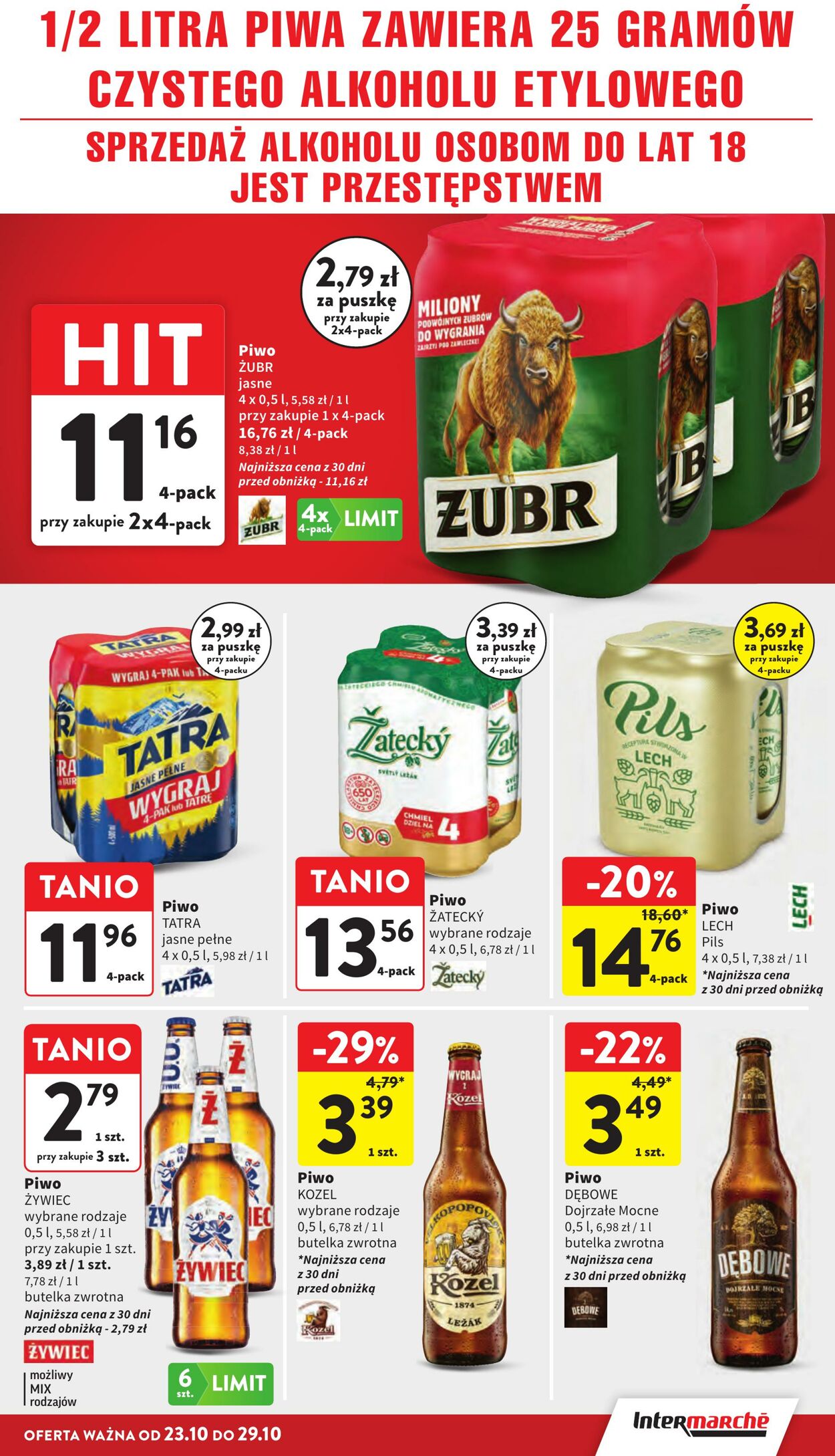 Gazetka Intermarché 23.10.2025 - 29.10.2025