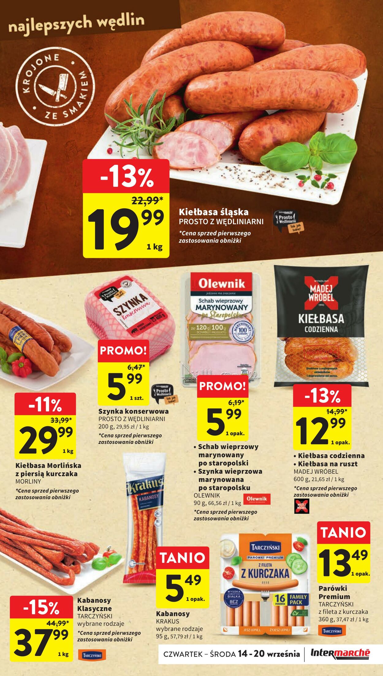 Gazetka Intermarché 14.09.2023 - 20.09.2023