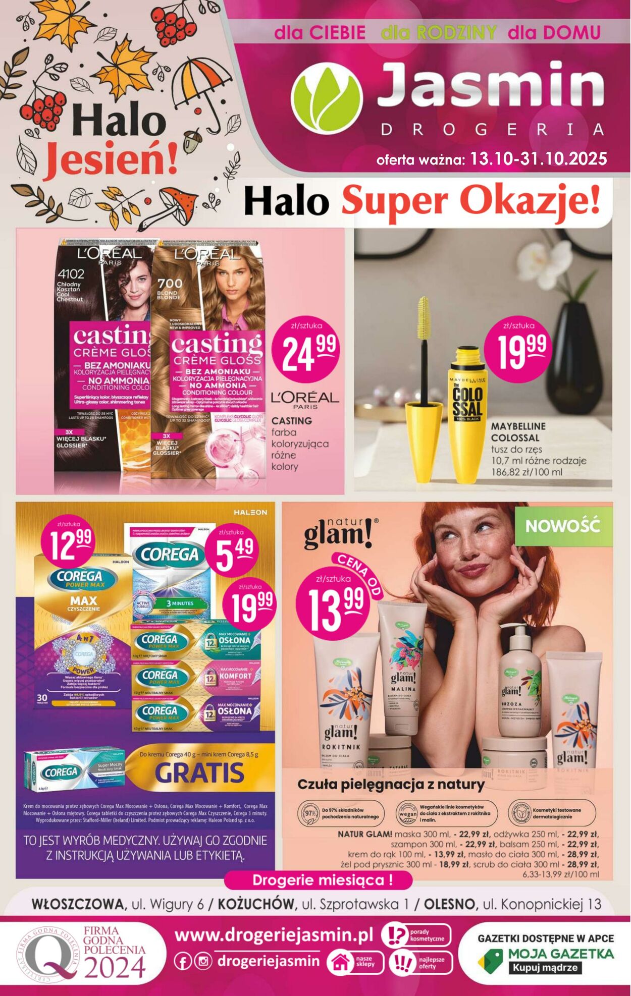 Gazetka Jasmin Drogeria 13.10.2025 - 31.10.2025
