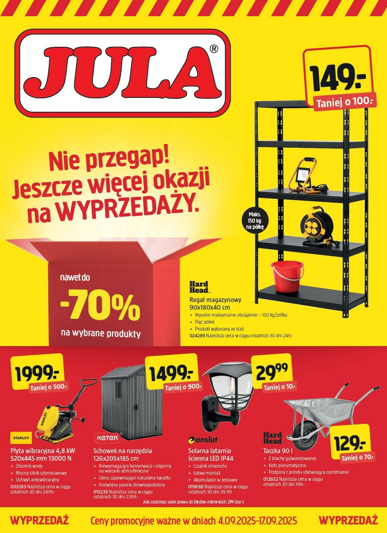 Gazetka Jula 04.09.2025 - 17.09.2025