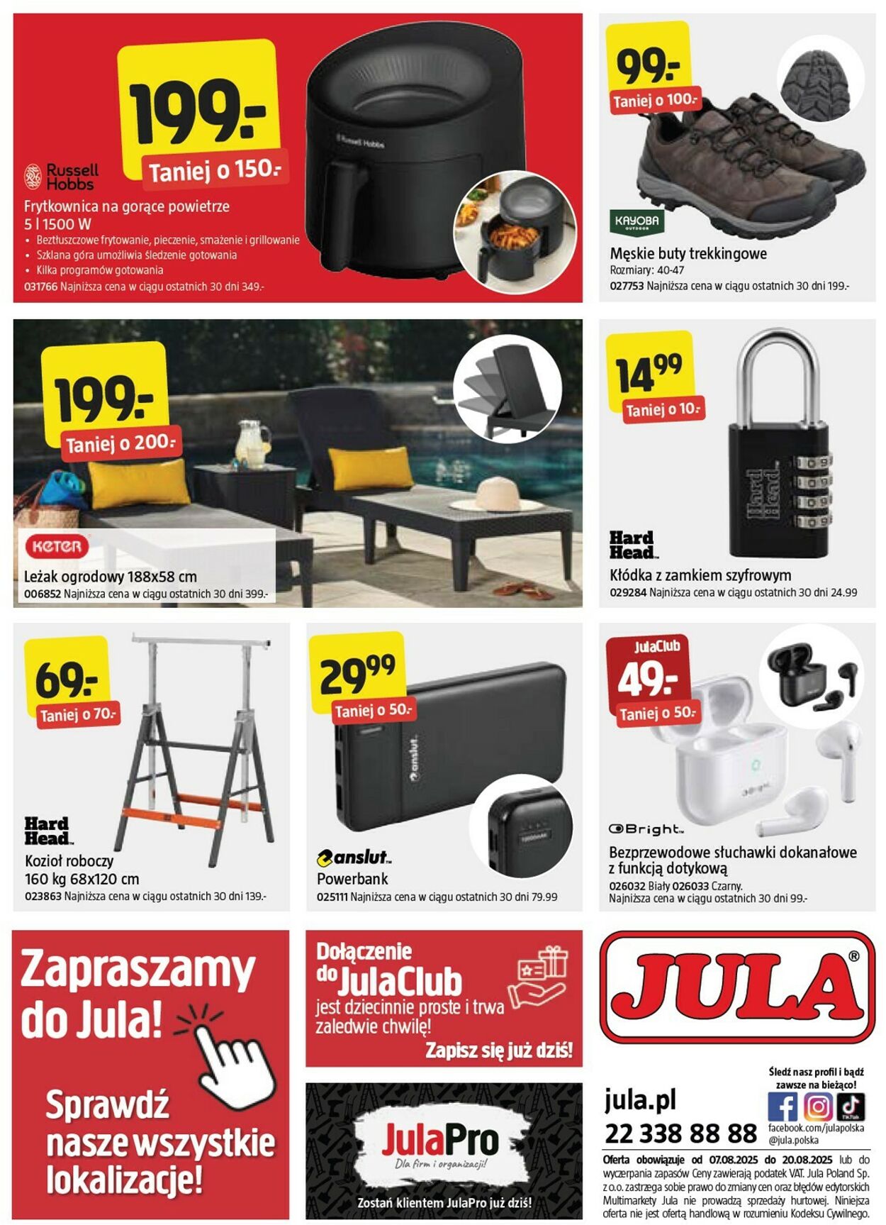 Gazetka Jula 07.08.2025 - 20.08.2025