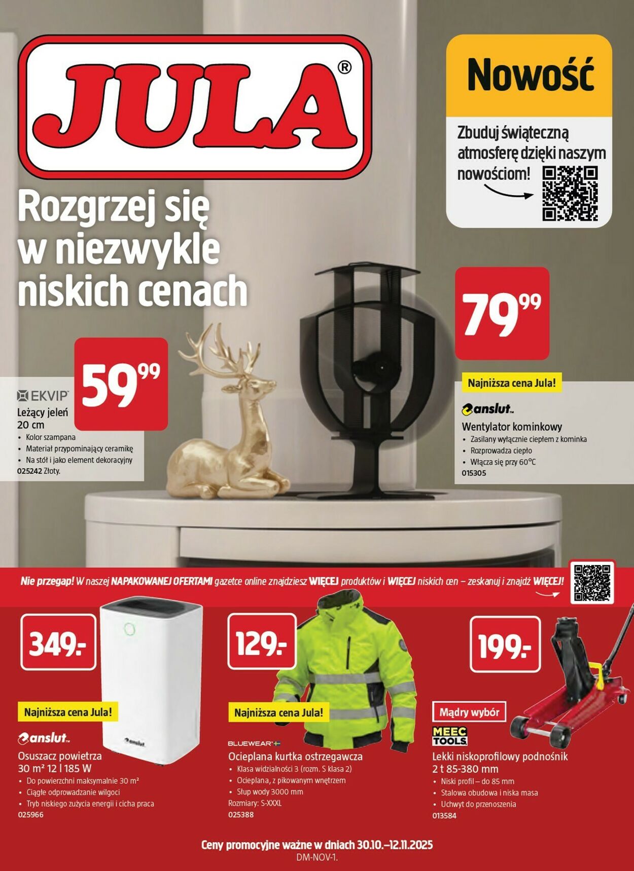 Gazetka Jula 30.10.2025 - 12.11.2025