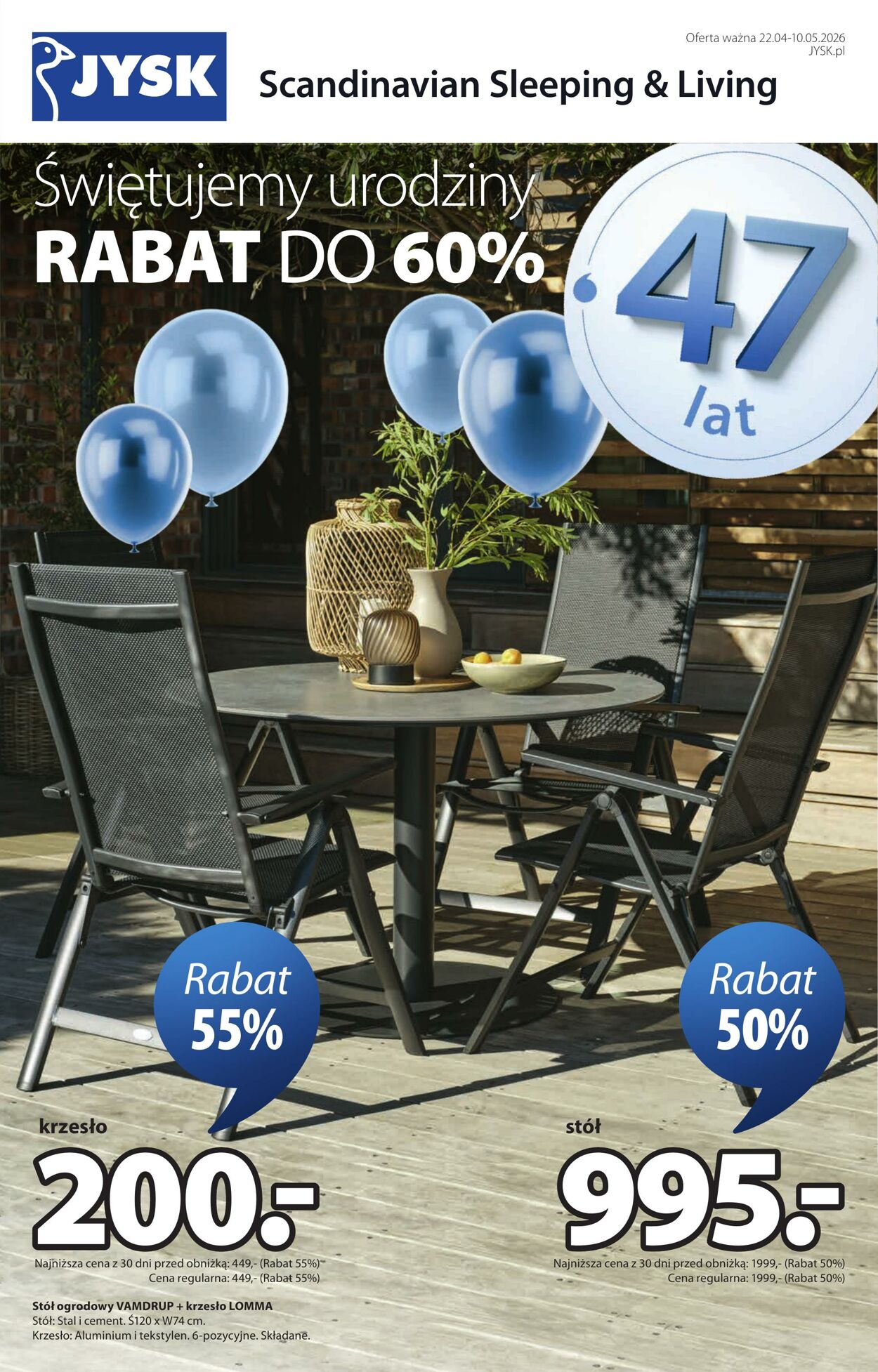 Gazetka Jysk 22.04.2026 - 30.04.2026