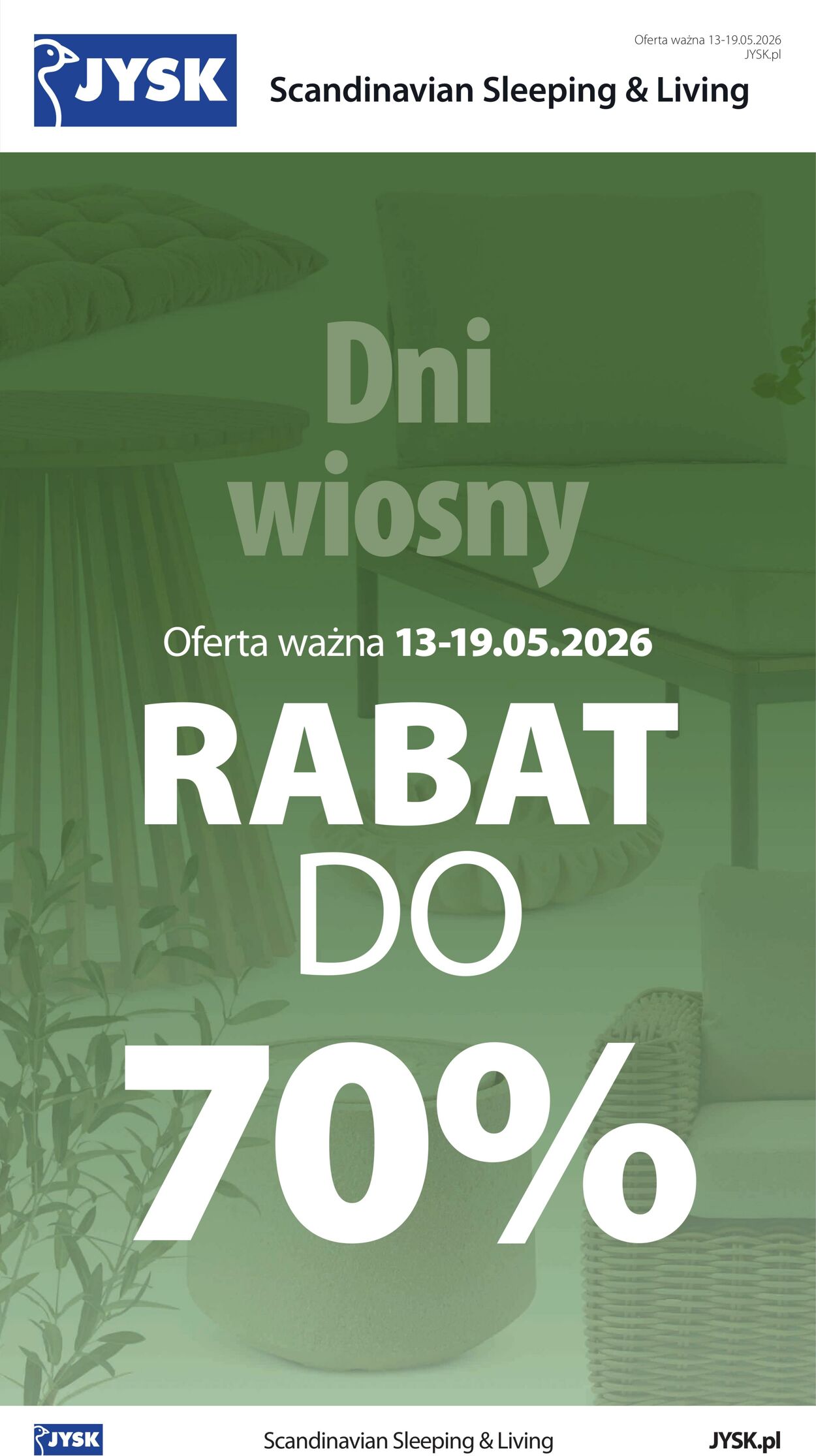 Gazetka Jysk 13.05.2026 - 21.05.2026