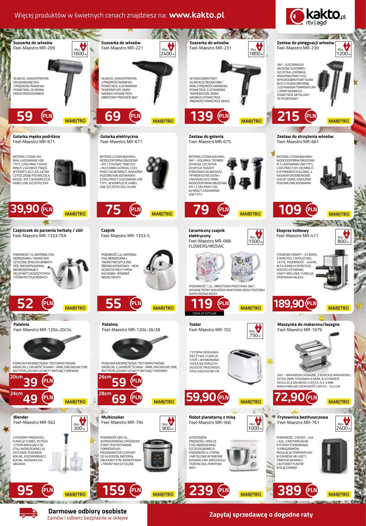 Gazetka Kakto 09.12.2025 - 08.01.2026