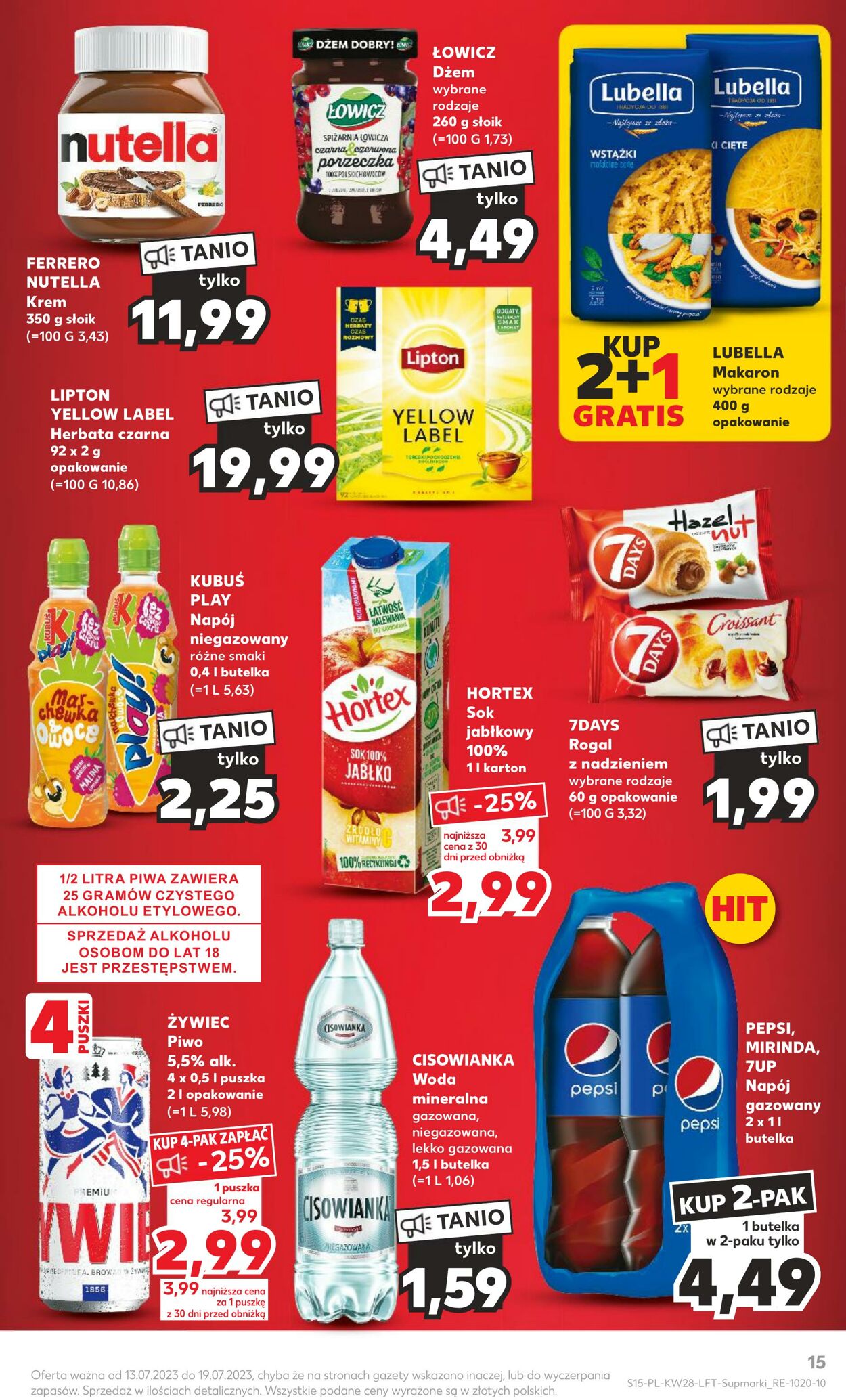 Gazetka Kaufland 13.07.2023 - 19.07.2023