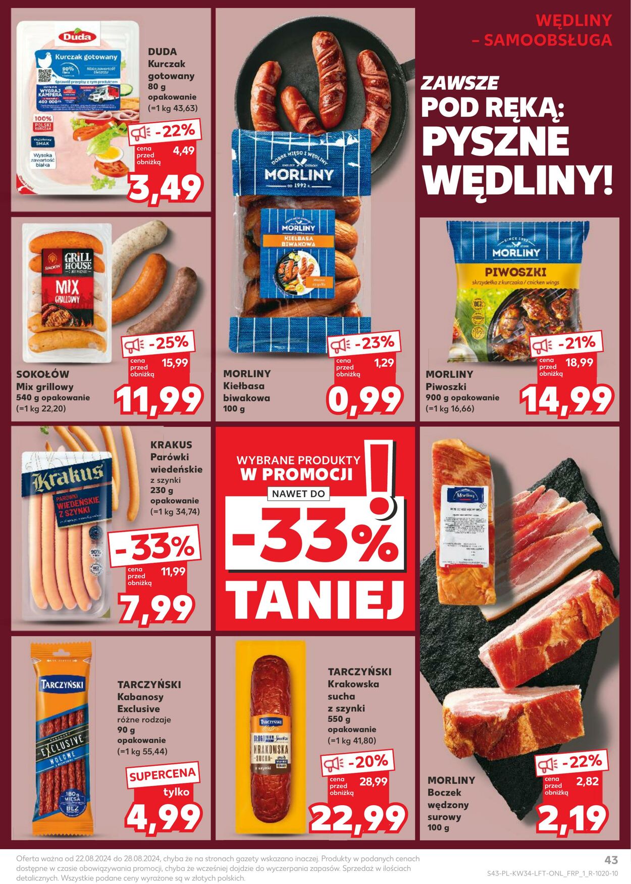 Gazetka Kaufland 22.08.2024 - 28.08.2024