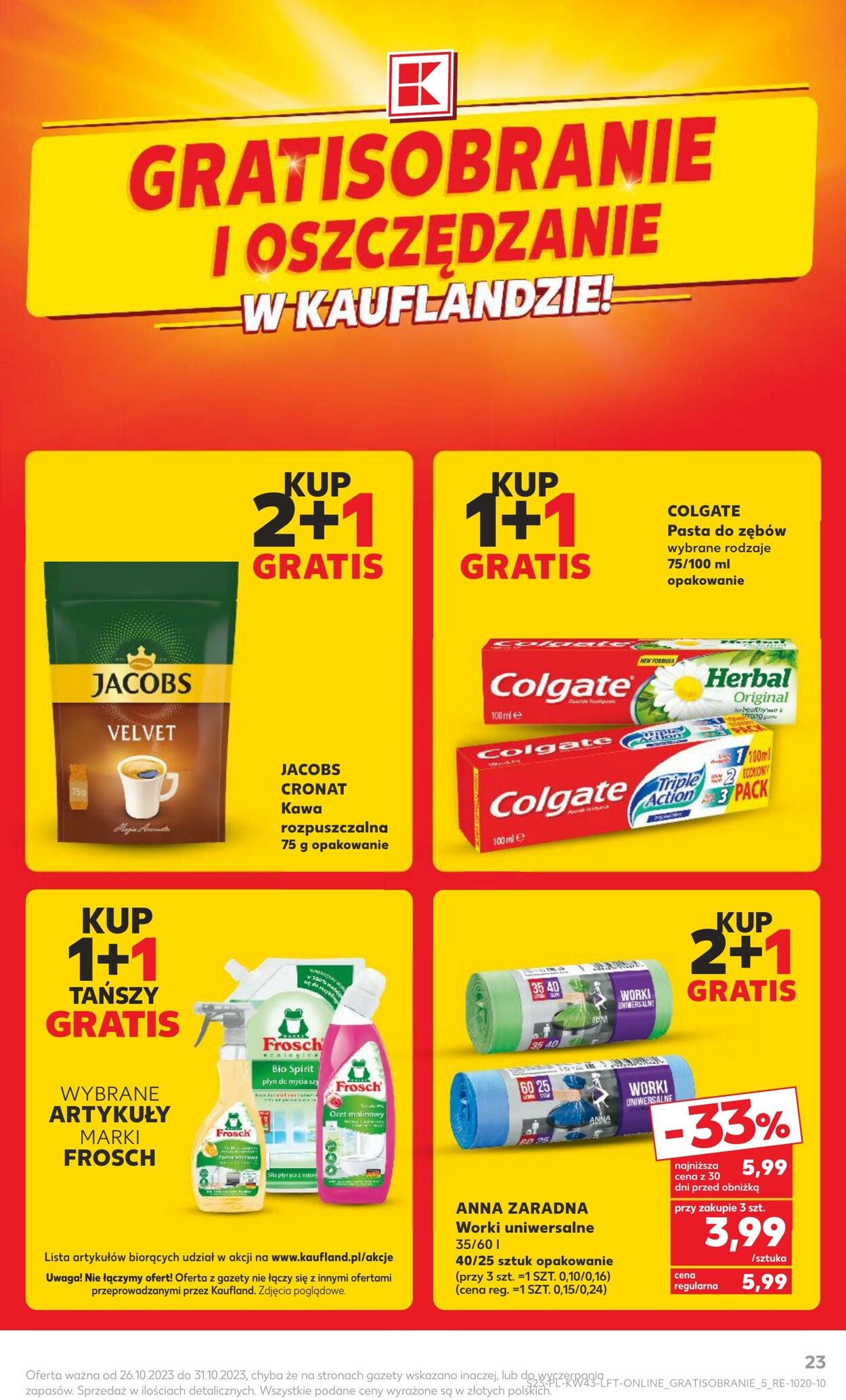 Gazetka Kaufland 26.10.2023 - 31.10.2023