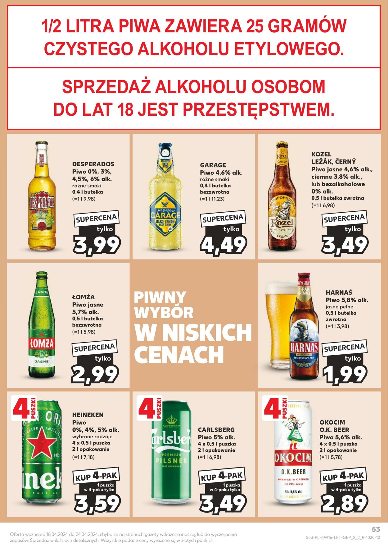 Gazetka Kaufland 18.04.2024 - 24.04.2024