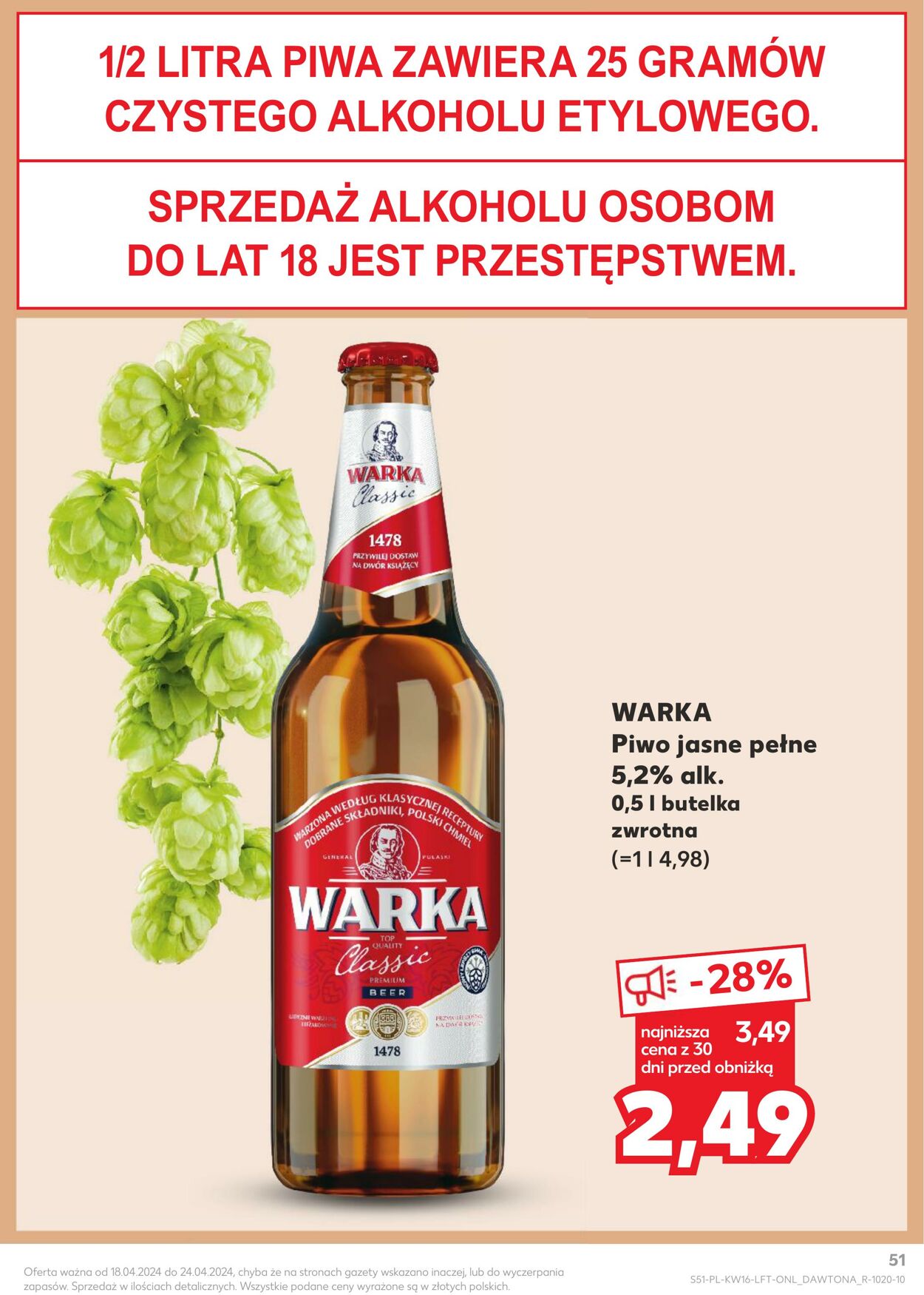 Gazetka Kaufland 18.04.2024 - 24.04.2024